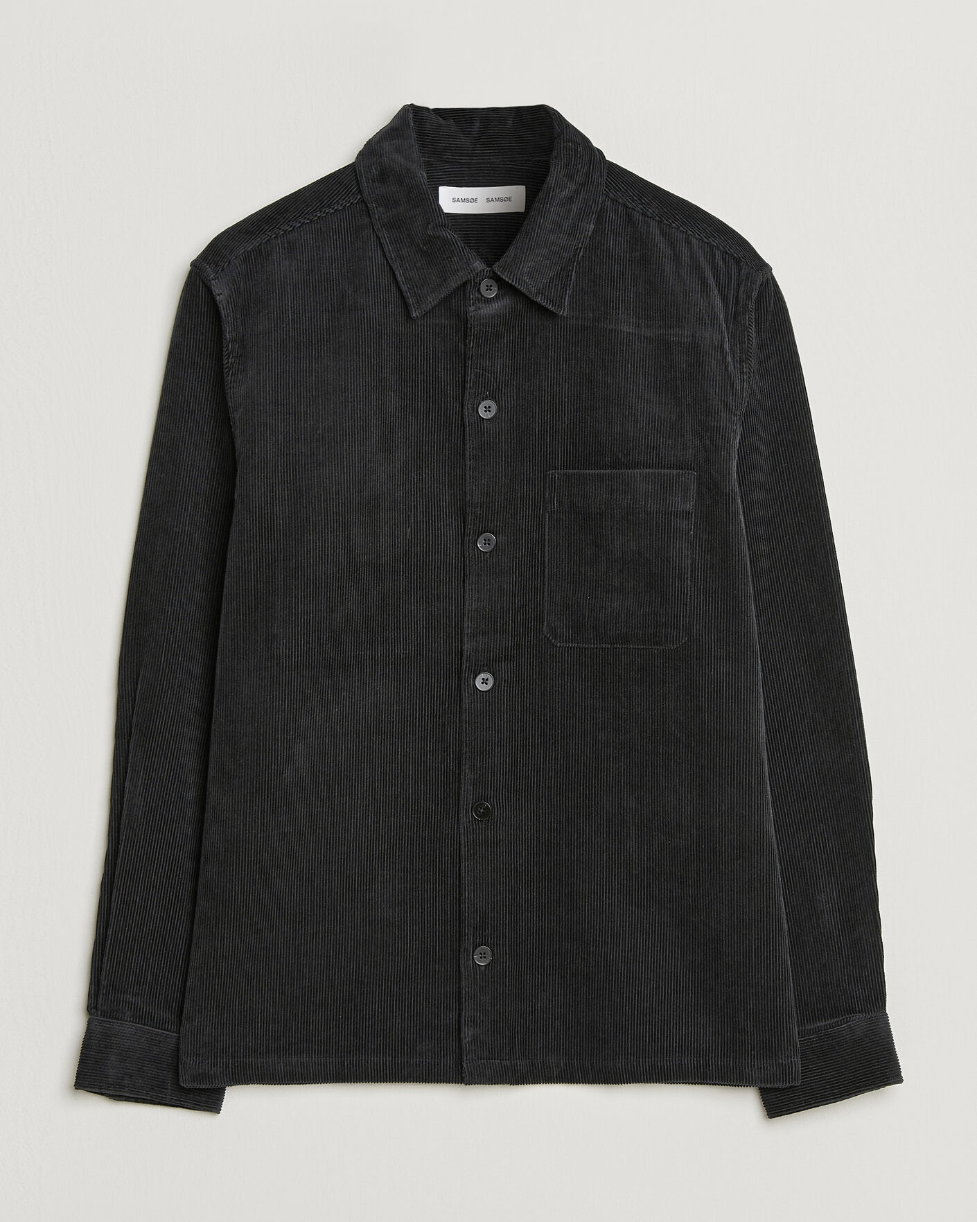 Herre | Skjorter | Samsøe Samsøe | Damon Corduroy Overshirt Black