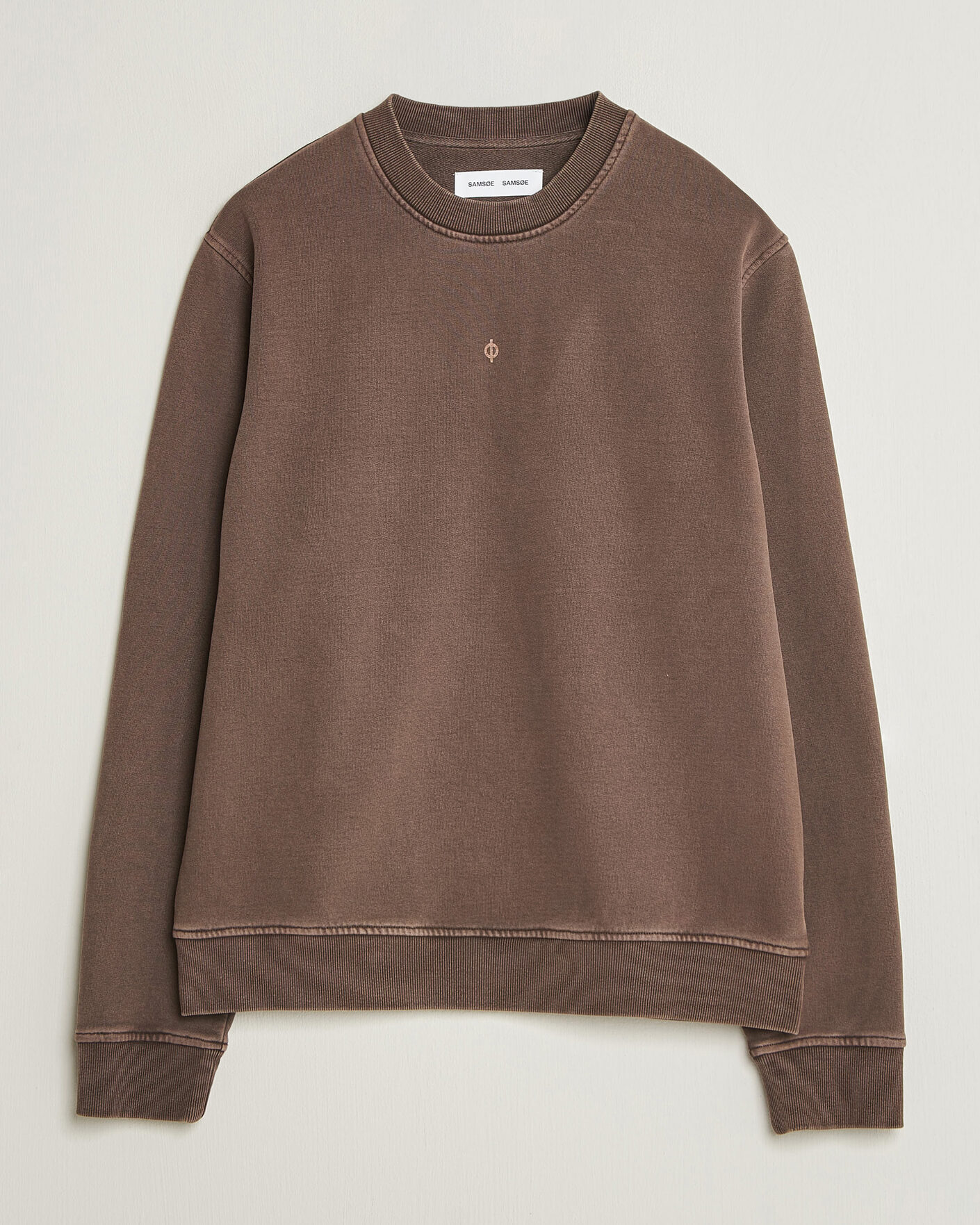 Herre | Trøjer | Samsøe Samsøe | Ollie Washed Crew Neck Sweatshirt Delicioso