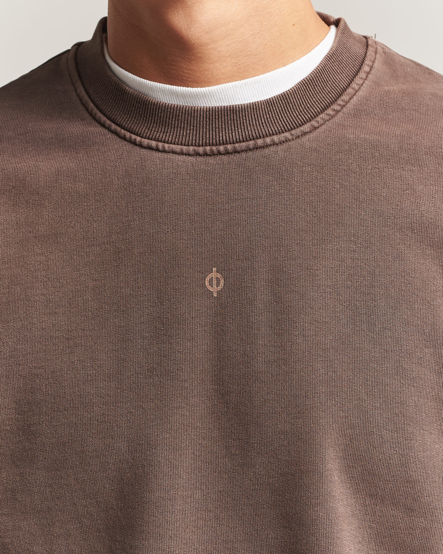 Herre | Trøjer | Samsøe Samsøe | Ollie Washed Crew Neck Sweatshirt Delicioso