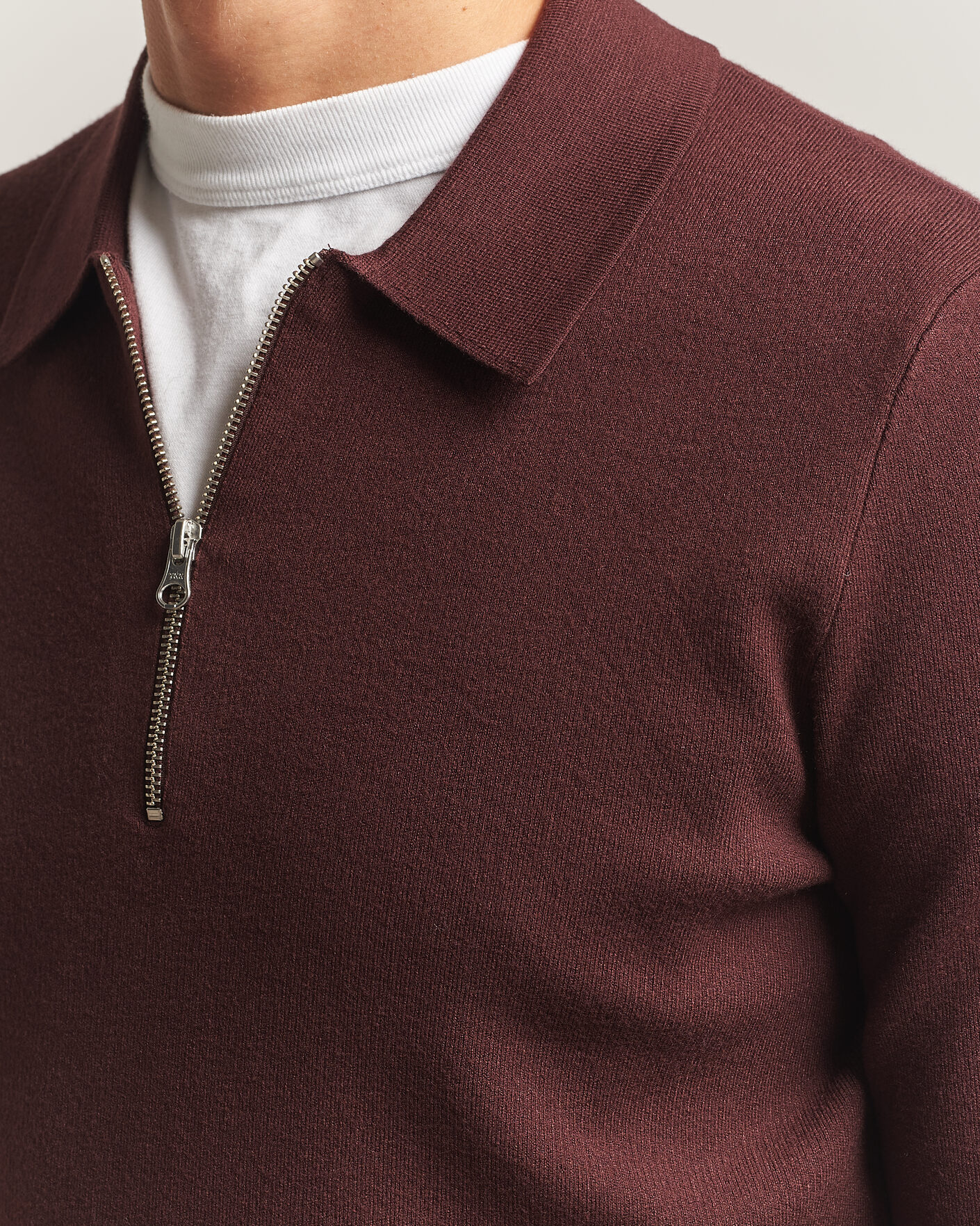 Herre | Trøjer | Samsøe Samsøe | Guna Half Zip Bitter Chocolate