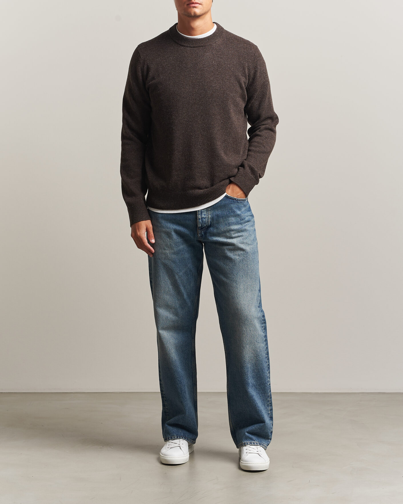 Herre | Trøjer | Samsøe Samsøe | Isak Knitted Crew Neck Delicioso