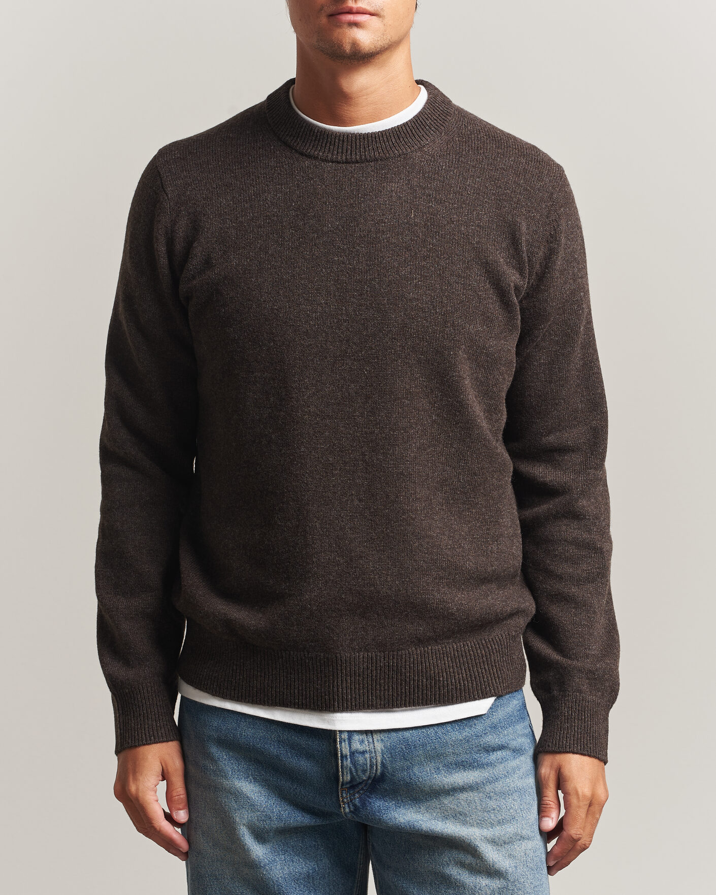 Herre | Trøjer | Samsøe Samsøe | Isak Knitted Crew Neck Delicioso