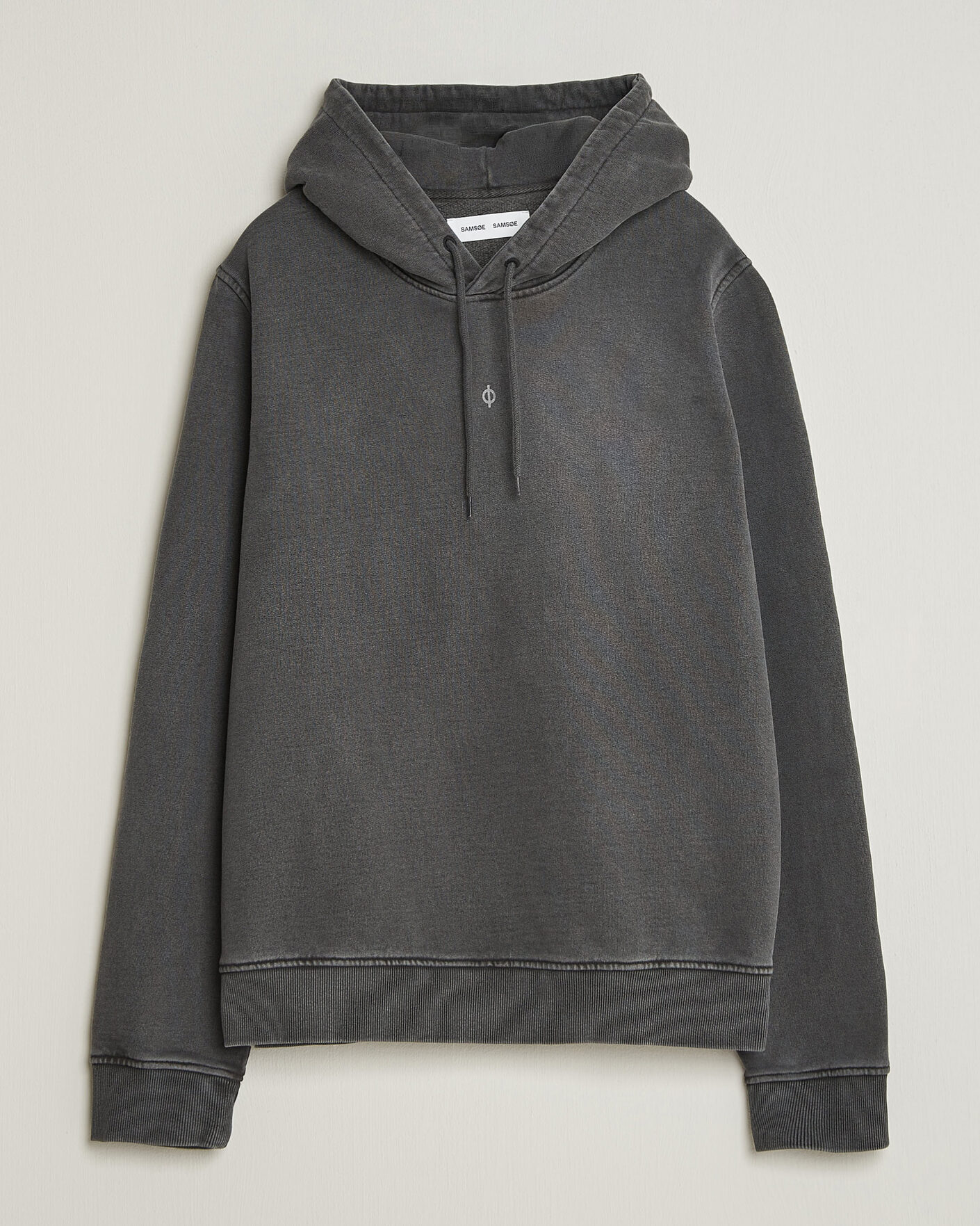 Herre | Trøjer | Samsøe Samsøe | Ollie Washed Hoodie Black