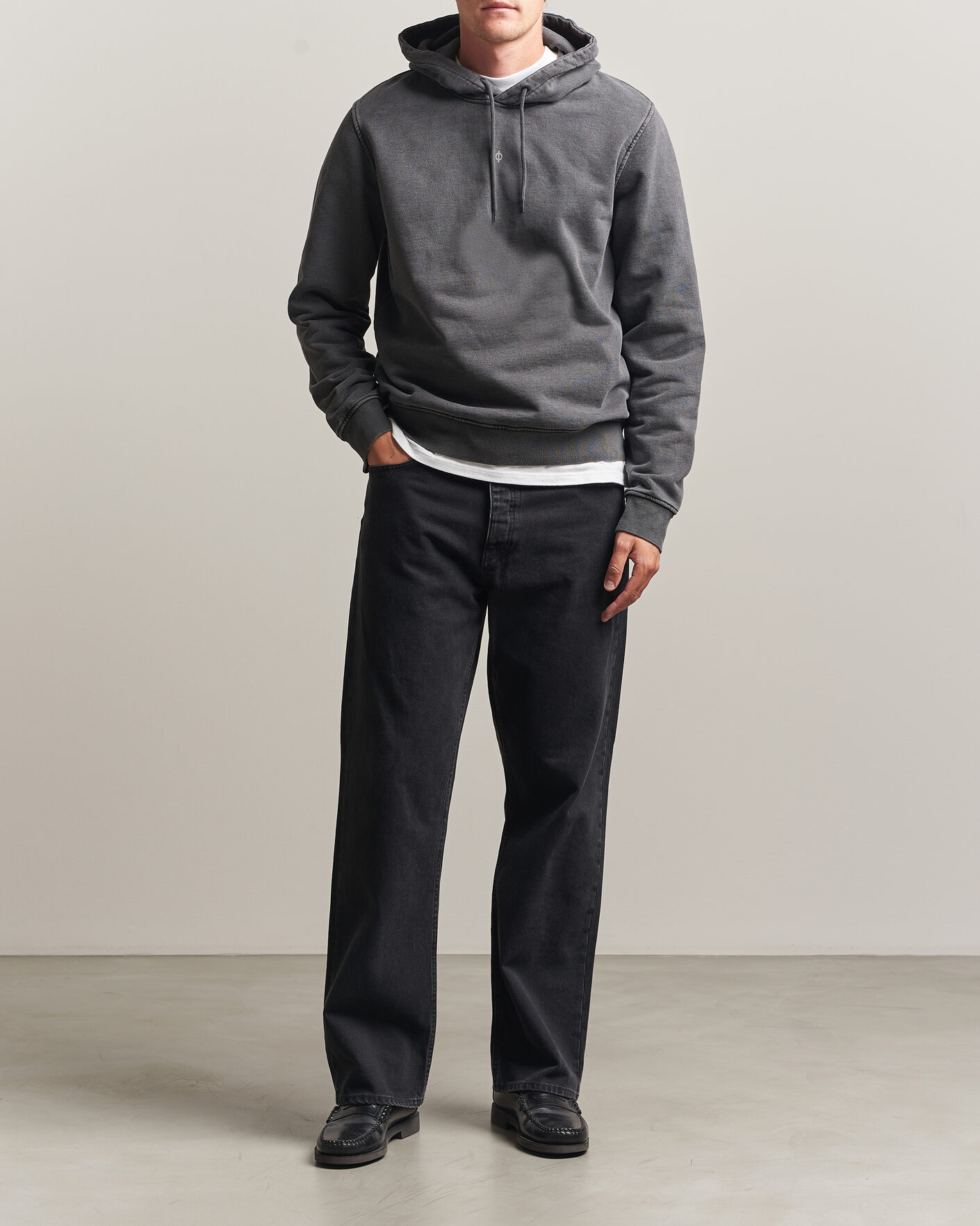 Herre | Trøjer | Samsøe Samsøe | Ollie Washed Hoodie Black
