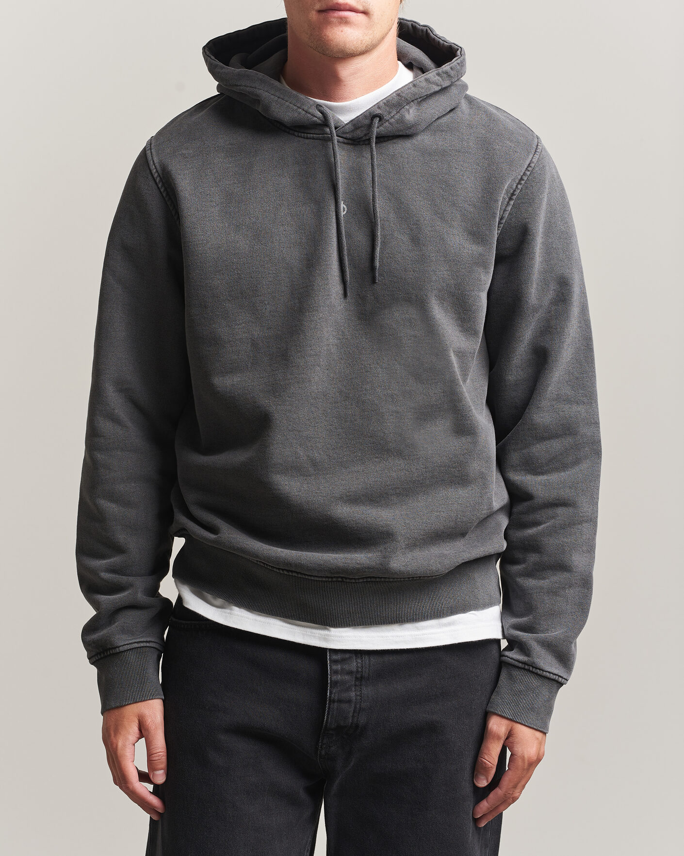 Herre | Trøjer | Samsøe Samsøe | Ollie Washed Hoodie Black