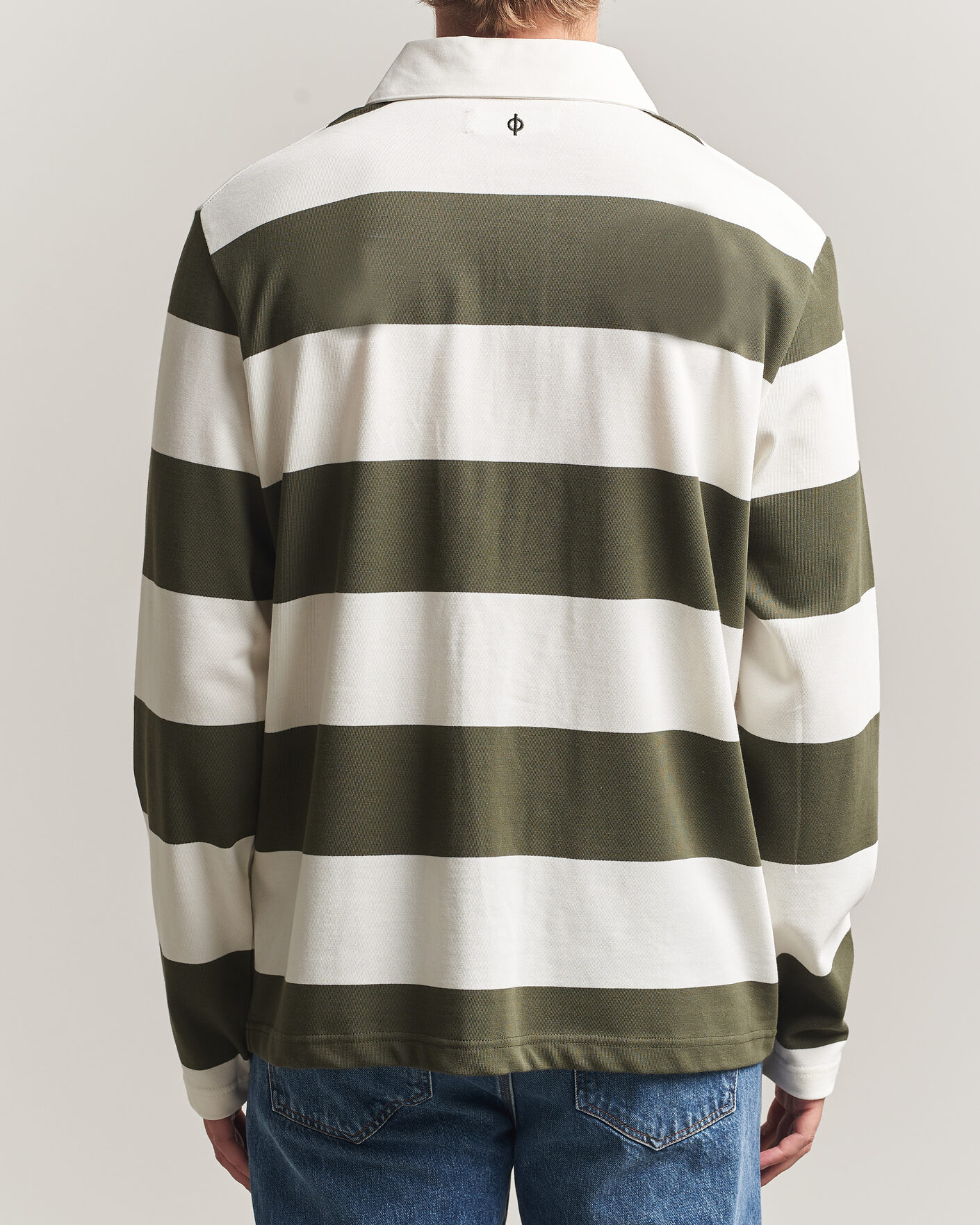 Herre | Trøjer | Samsøe Samsøe | Kevin Barstriped Rugger Forest Night/White