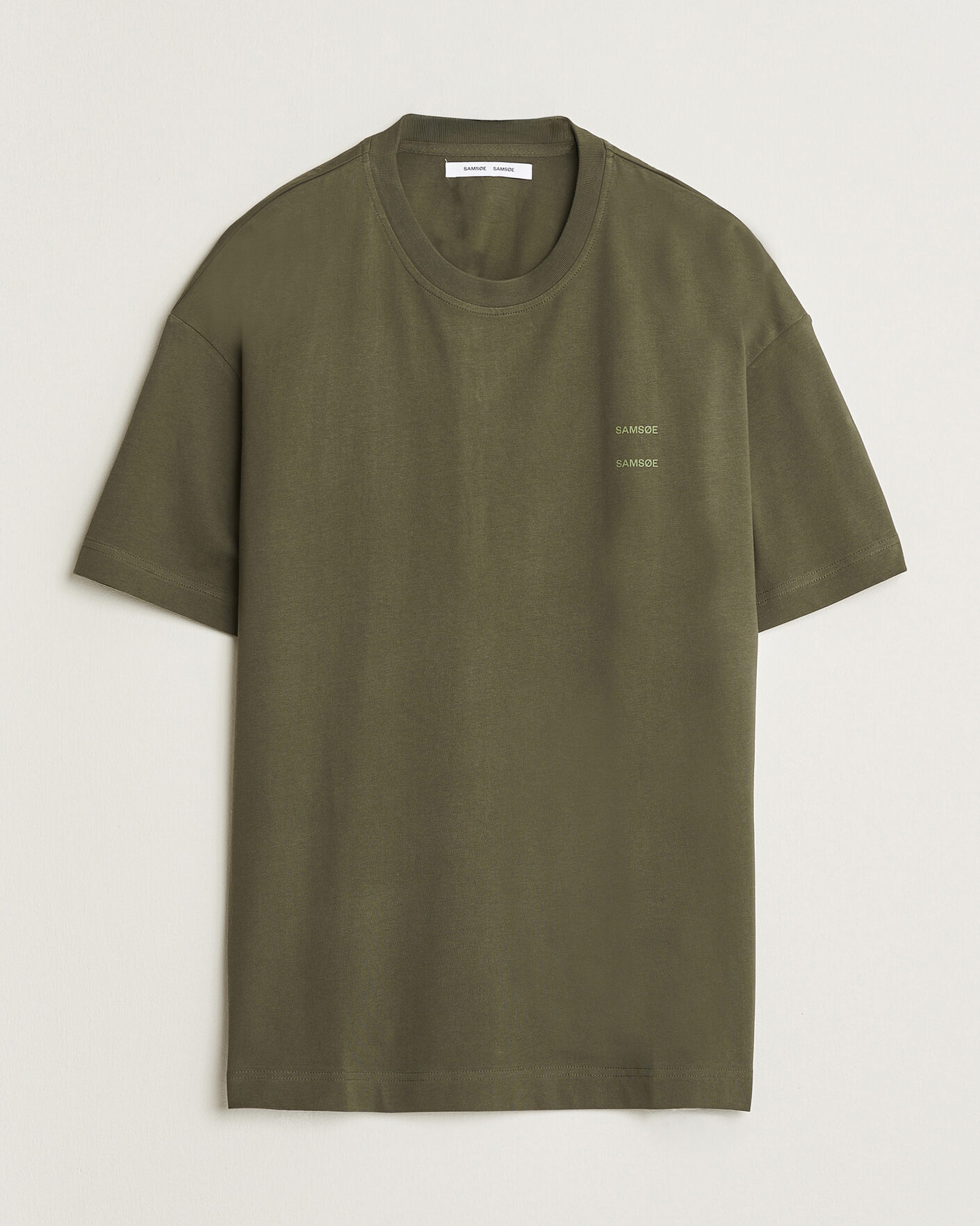 Herre | T-Shirts | Samsøe Samsøe | Joel Organic Cotton T-Shirt Forest Night