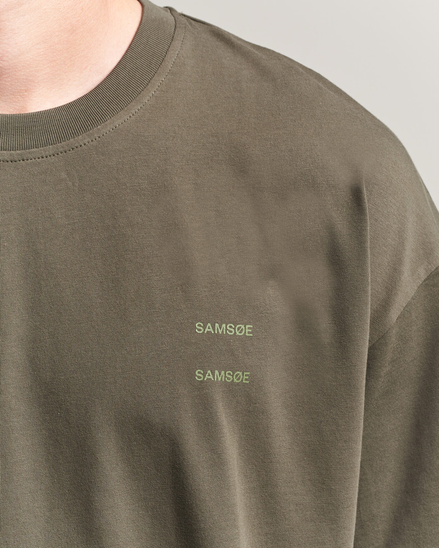 Herre | T-Shirts | Samsøe Samsøe | Joel Organic Cotton T-Shirt Forest Night