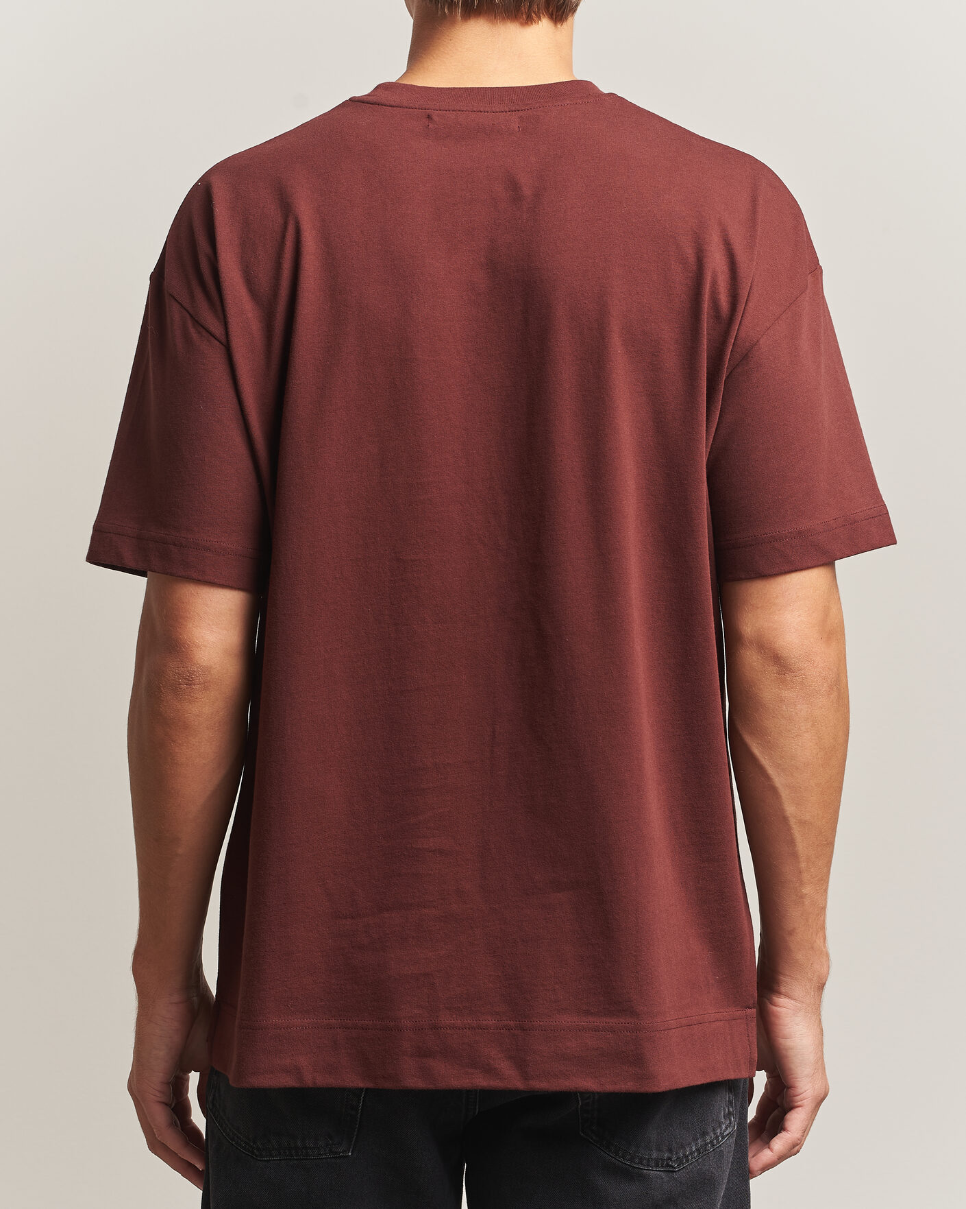 Herre | T-Shirts | Samsøe Samsøe | Joel Organic Cotton T-Shirt Bitter Chocolate