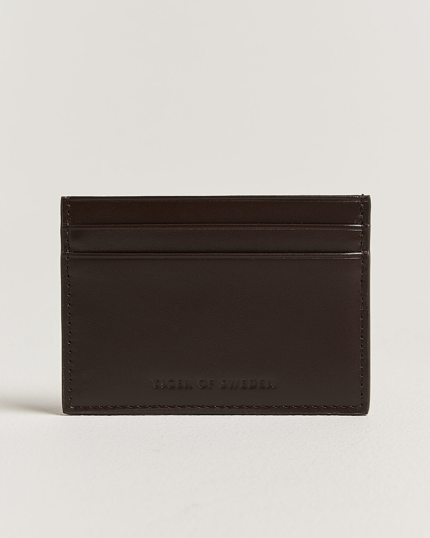 Herre | Punge | Tiger of Sweden | Wake Leather Card Holder Dark Brown