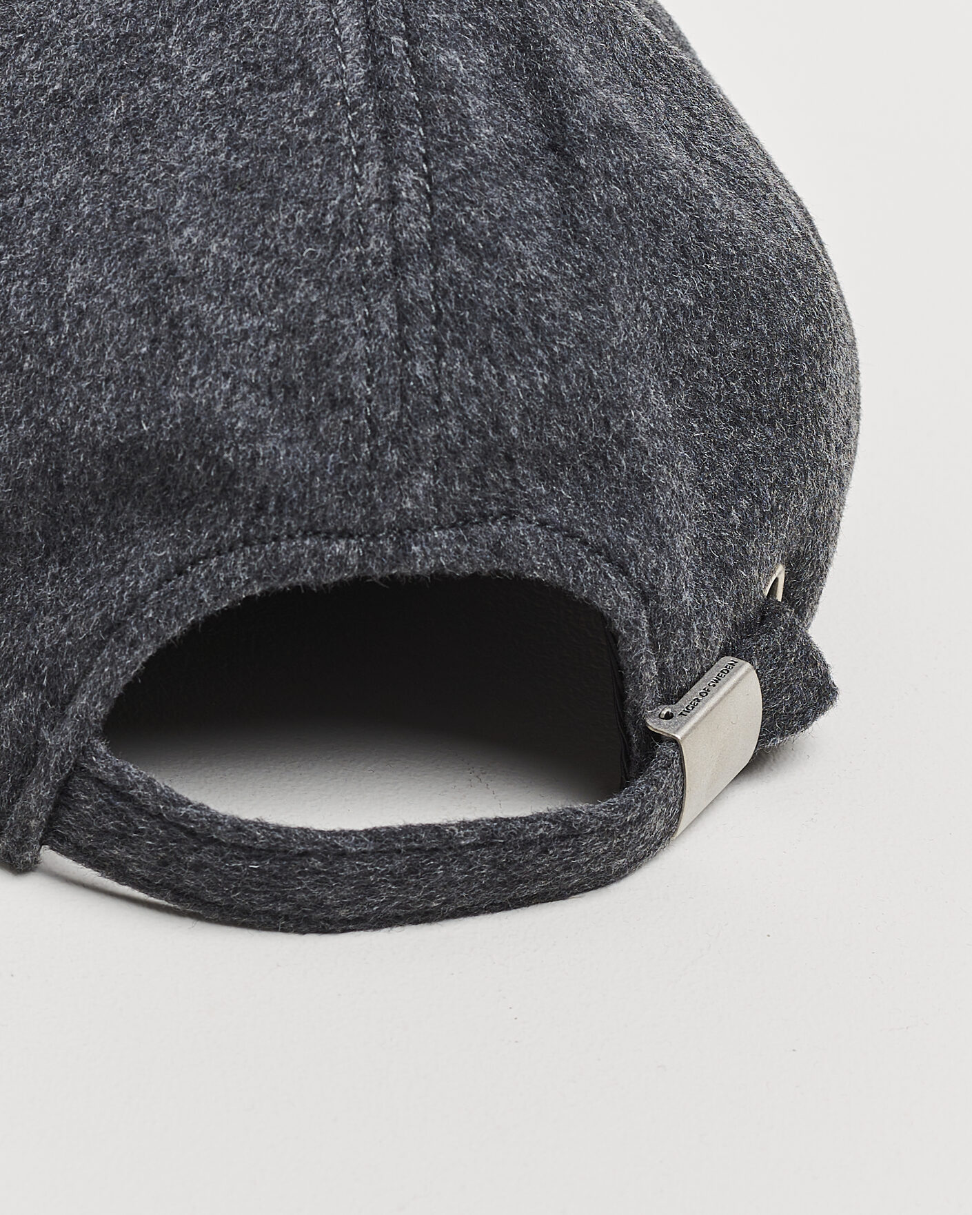 Herre | Hatte & kasketter | Tiger of Sweden | Hent Wool/Cashmere Cap Dark Grey Melange
