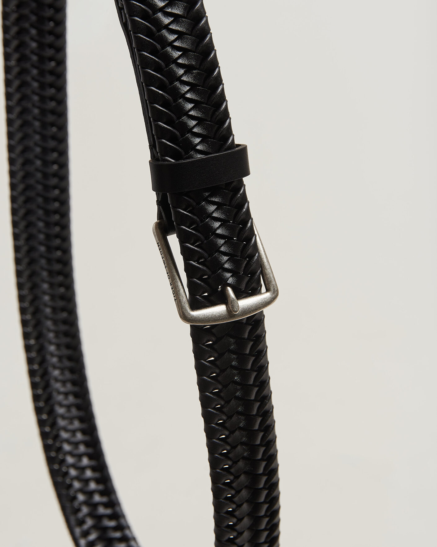 Herre | Bælter | Tiger of Sweden | Braidant Braided Belt Black