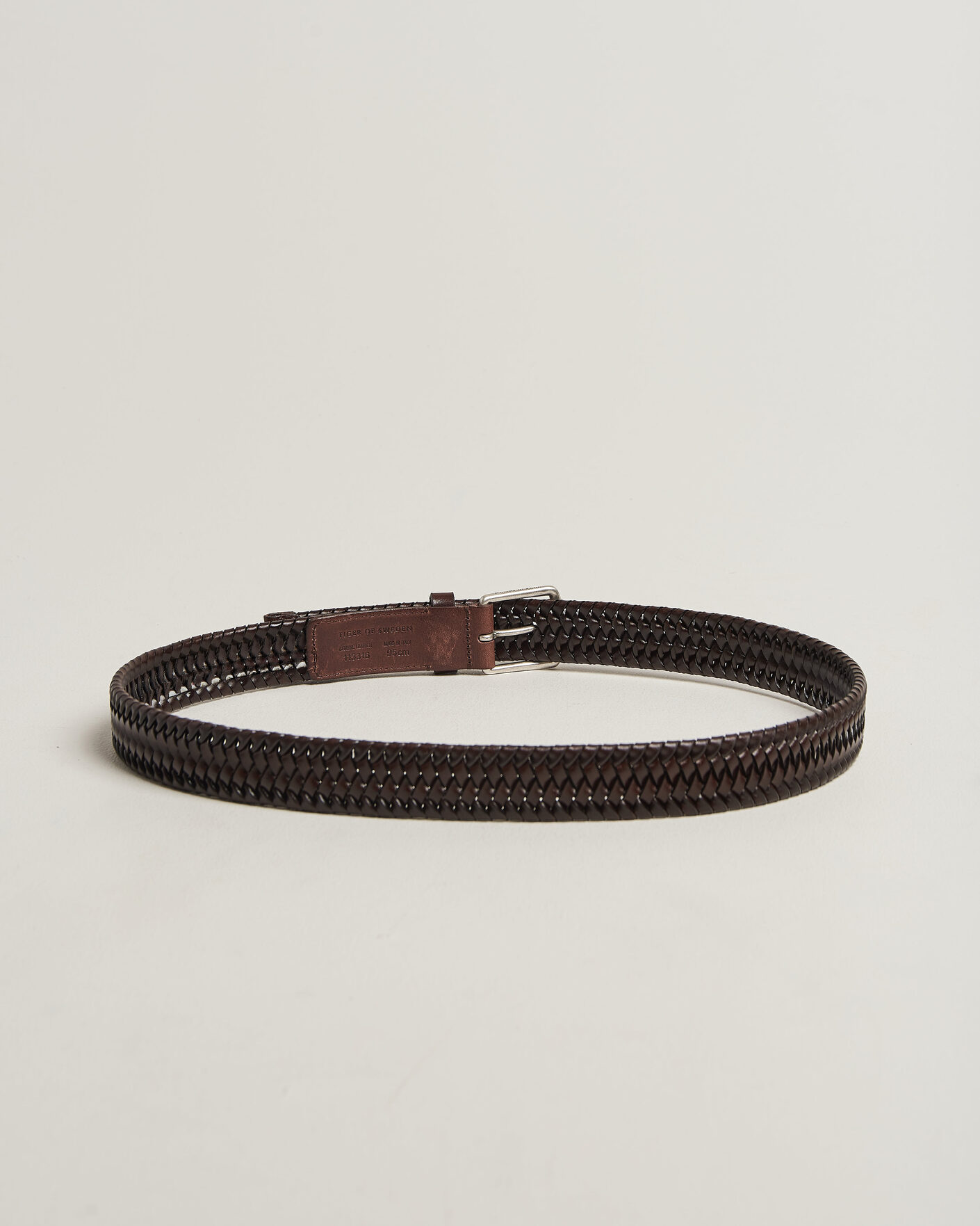 Herre | Bælter | Tiger of Sweden | Braidant Braided Belt Dark Brown