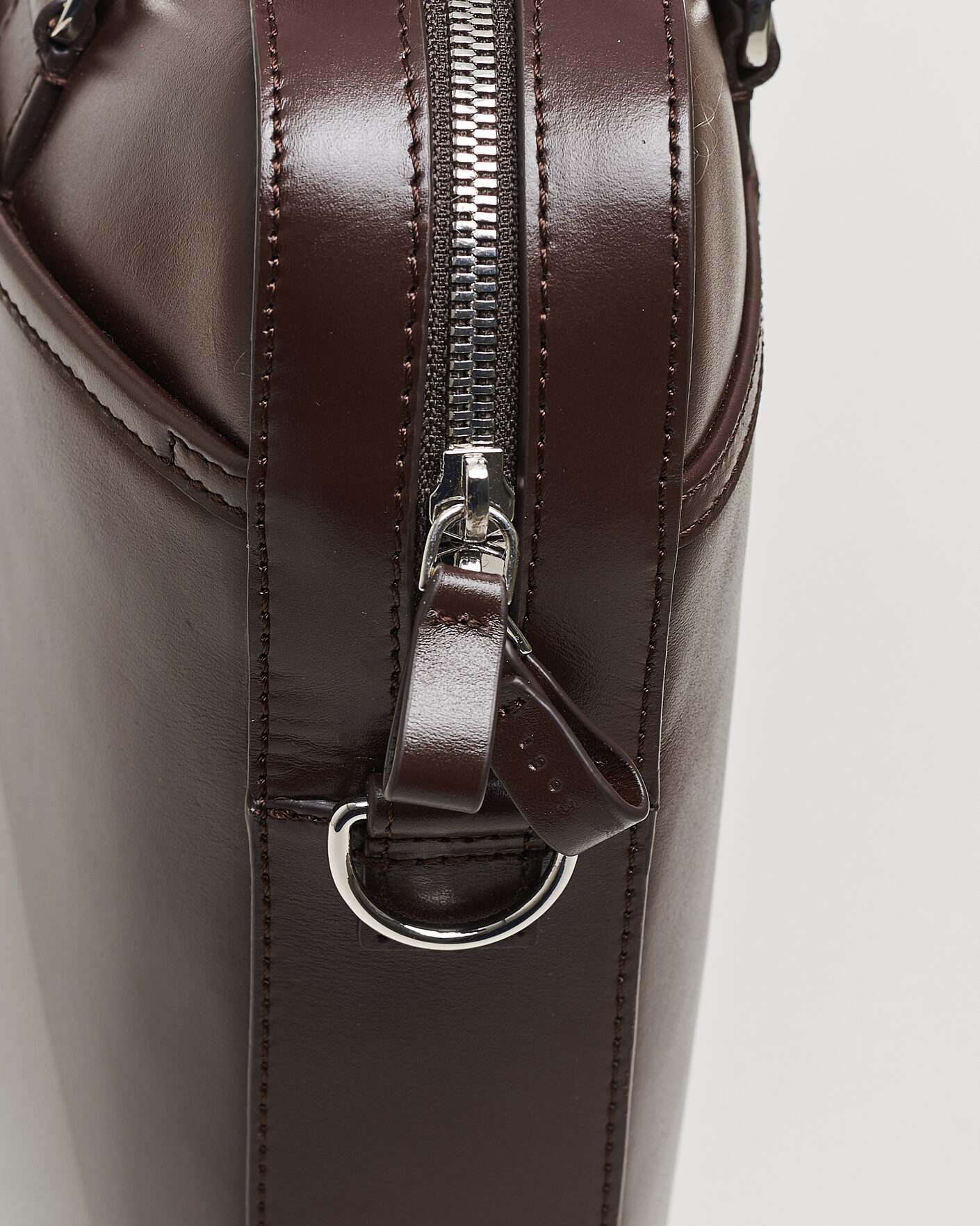 Herre | Tasker | Tiger of Sweden | Bosun Smooth Leather Briefcase Dark Brown