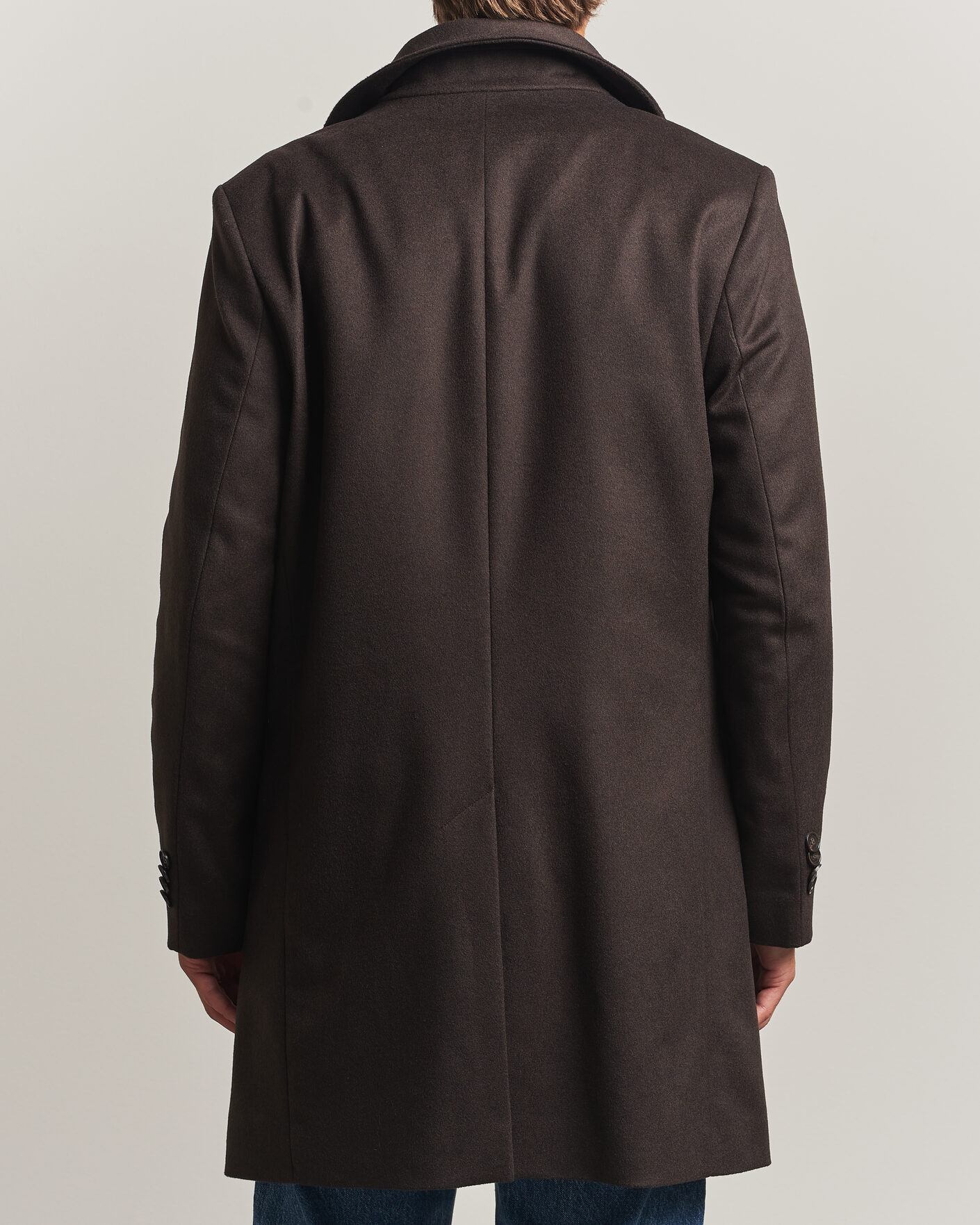 Herre | Jakker | Tiger of Sweden | Aleric Wool/Cashmere Coat Espresso