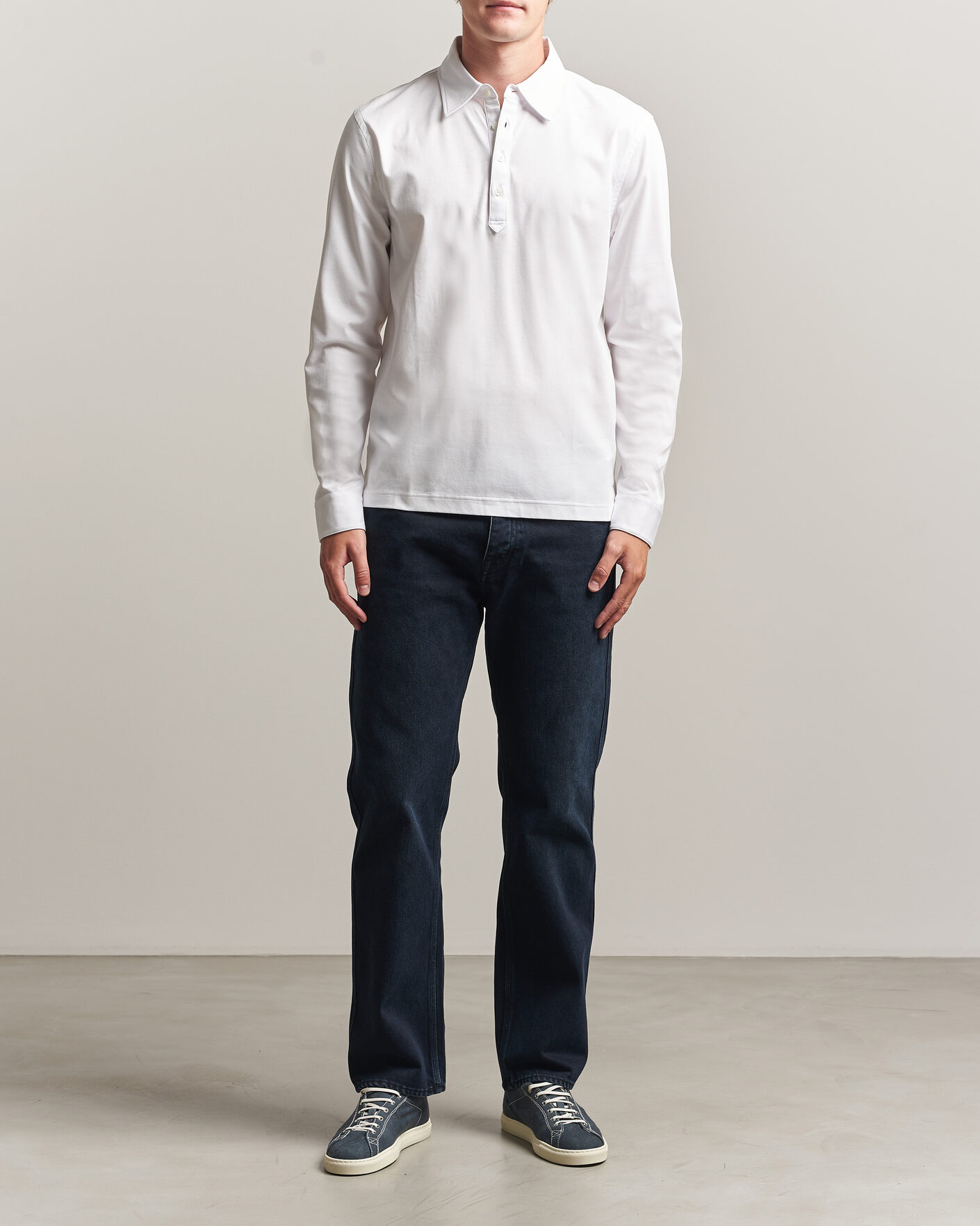 Herre | Polotrøjer | Tiger of Sweden | Tanner Mercerized Cotton Polo Pure White