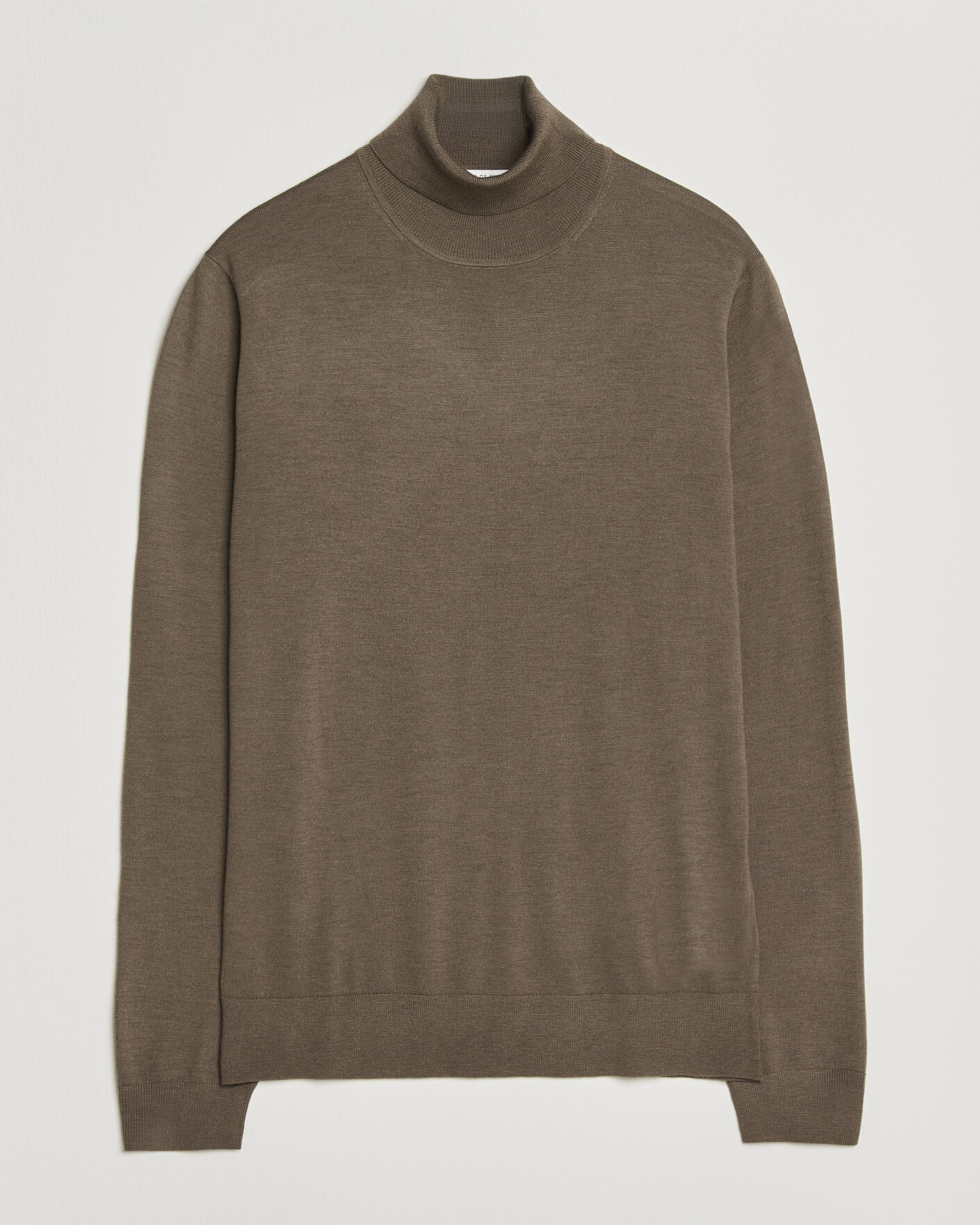 Herre | Trøjer | Tiger of Sweden | Nevile Extra Fine Merino Polo Aged Timber