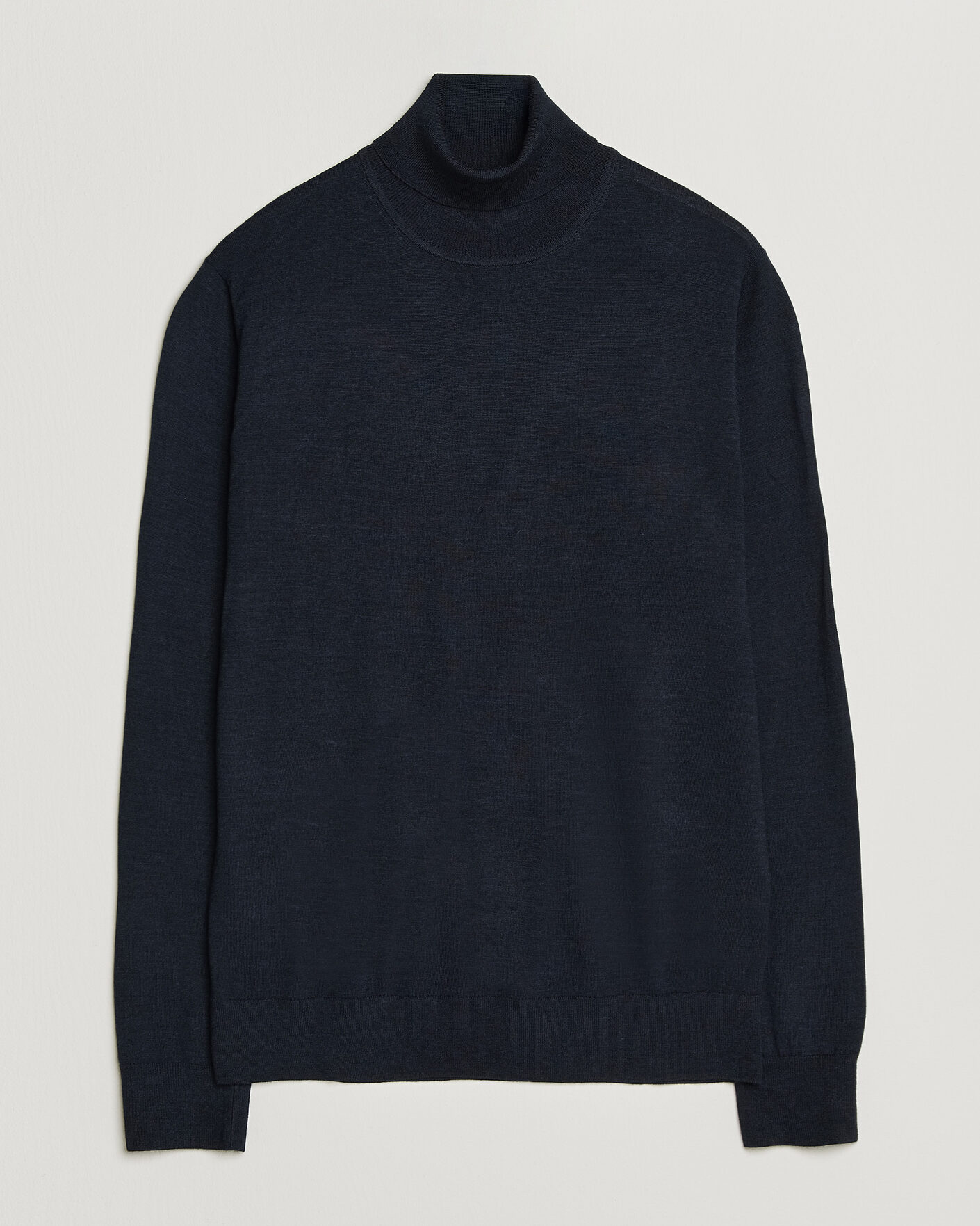 Herre | Trøjer | Tiger of Sweden | Nevile Extra Fine Merino Polo Light Ink