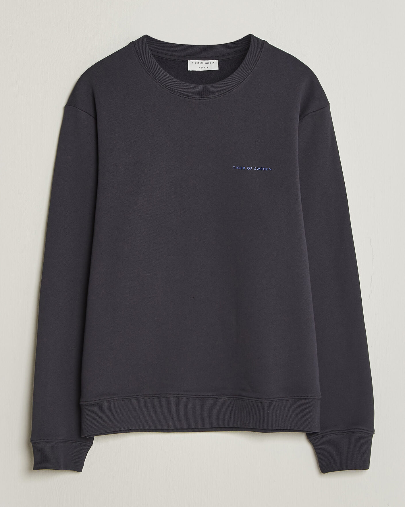 Herre | Trøjer | Tiger of Sweden | Emerson Crew Neck Sweatshirt Light Ink