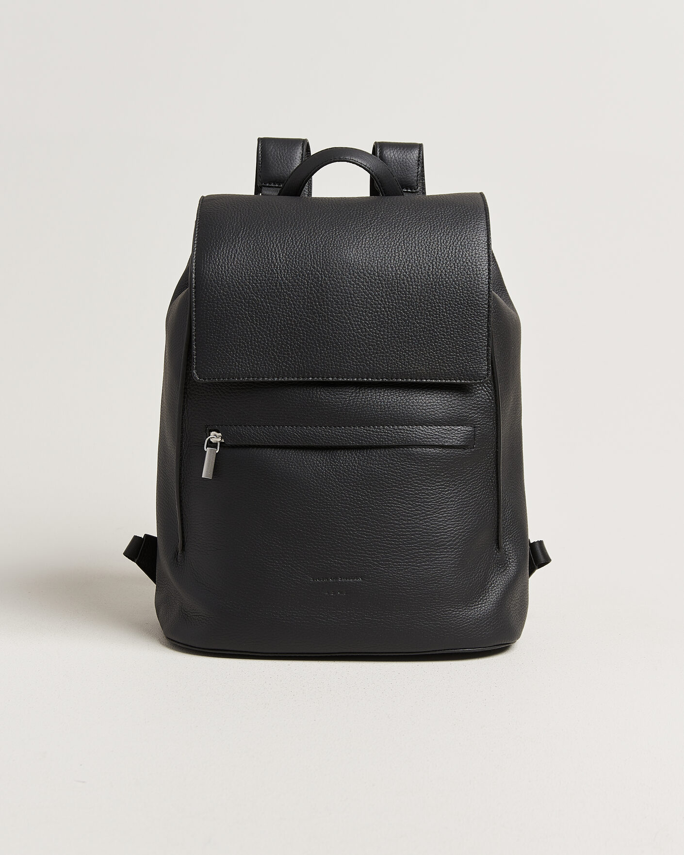 Herre | Tasker | Tiger of Sweden | Vuntir Grained Leather Backpack Black