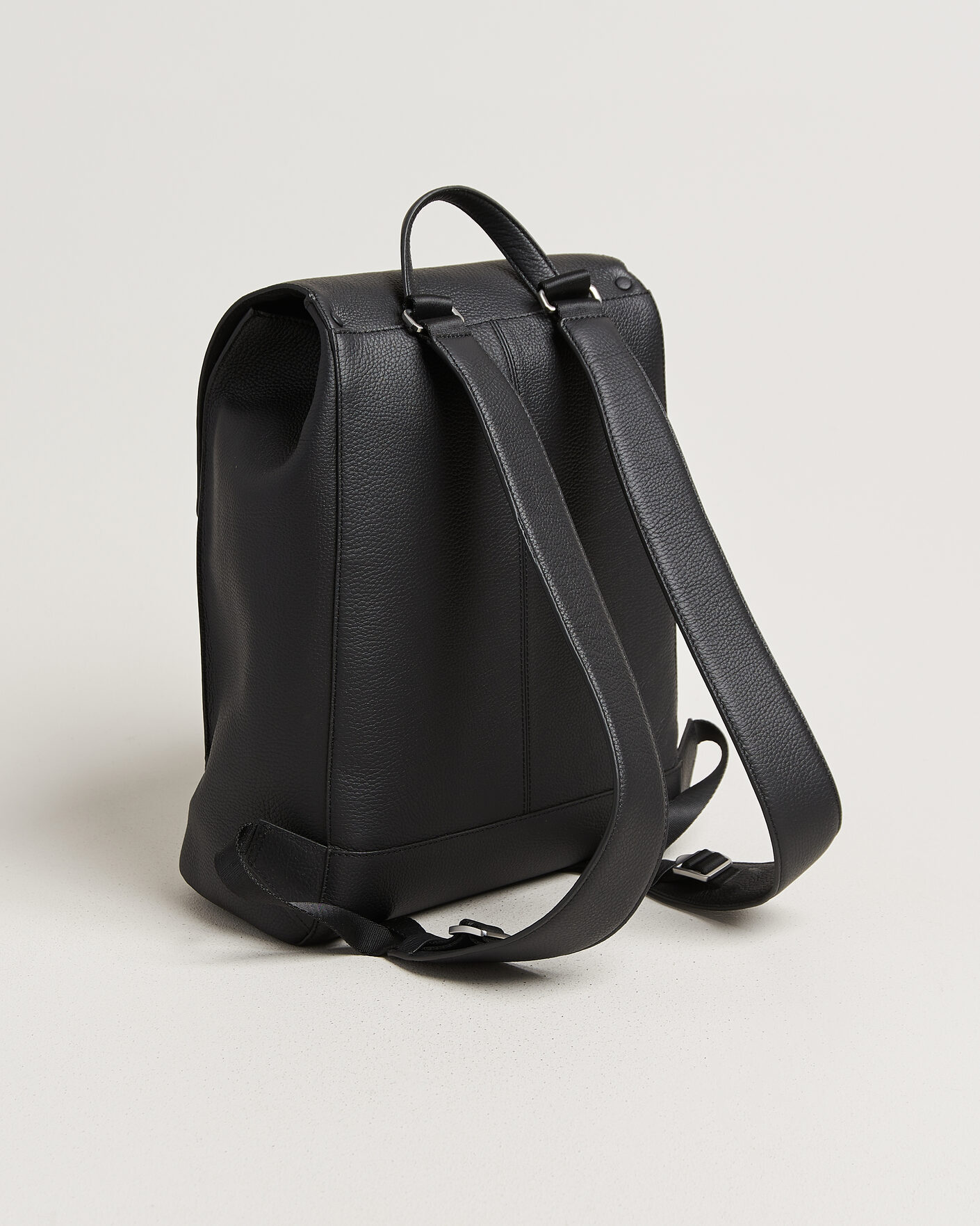 Herre | Tasker | Tiger of Sweden | Vuntir Grained Leather Backpack Black