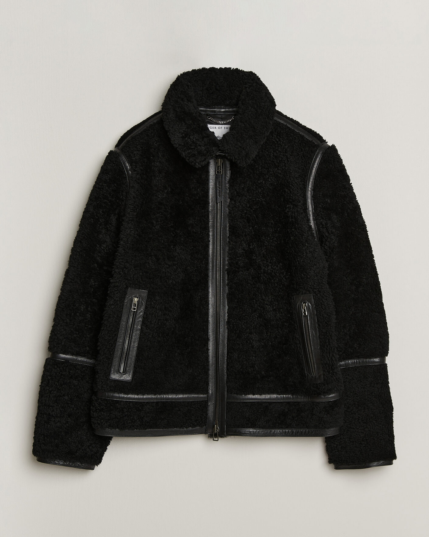 Herre | Jakker | Tiger of Sweden | Viggo Shearling Jacket Black