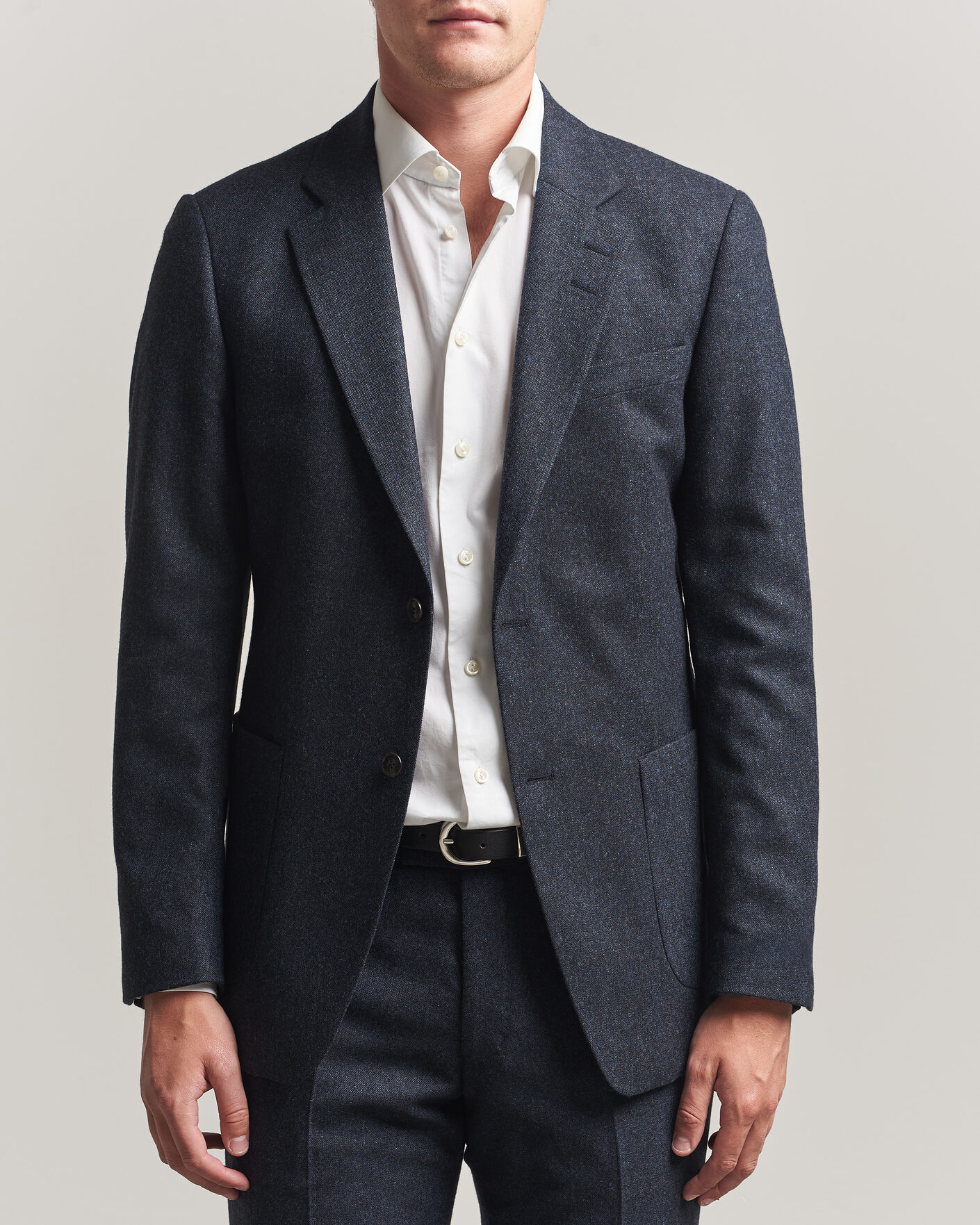 Herre | Blazere & jakker | Tiger of Sweden | Justin Wool Flannel Suit Blazer Midnight Blue