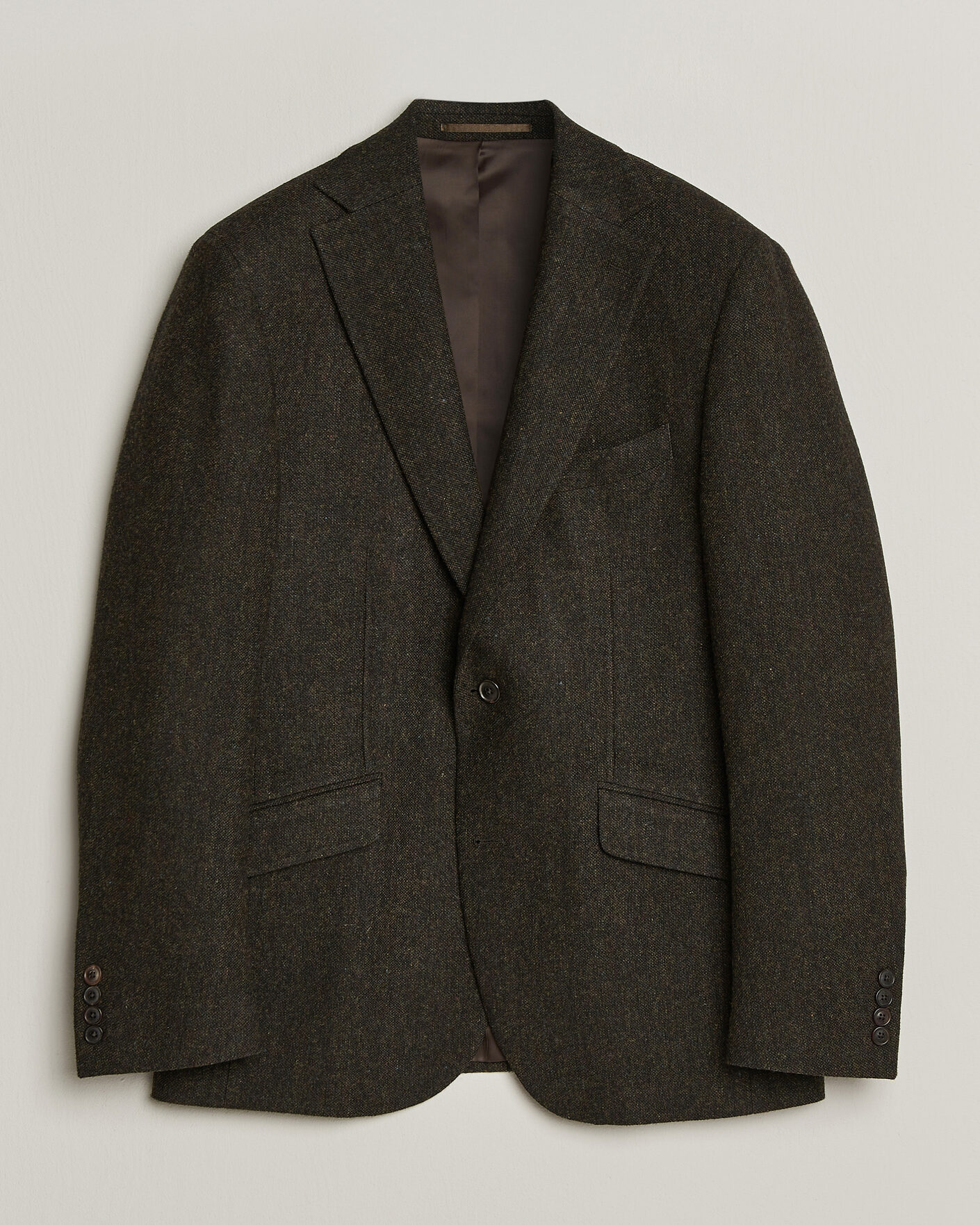 Herre | Blazere & jakker | Walker Slater | Edward Shetland Wool Donegal Blazer Brown