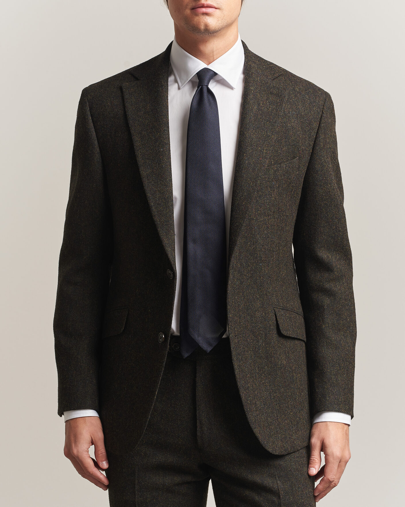 Herre | Blazere & jakker | Walker Slater | Edward Shetland Wool Donegal Blazer Brown