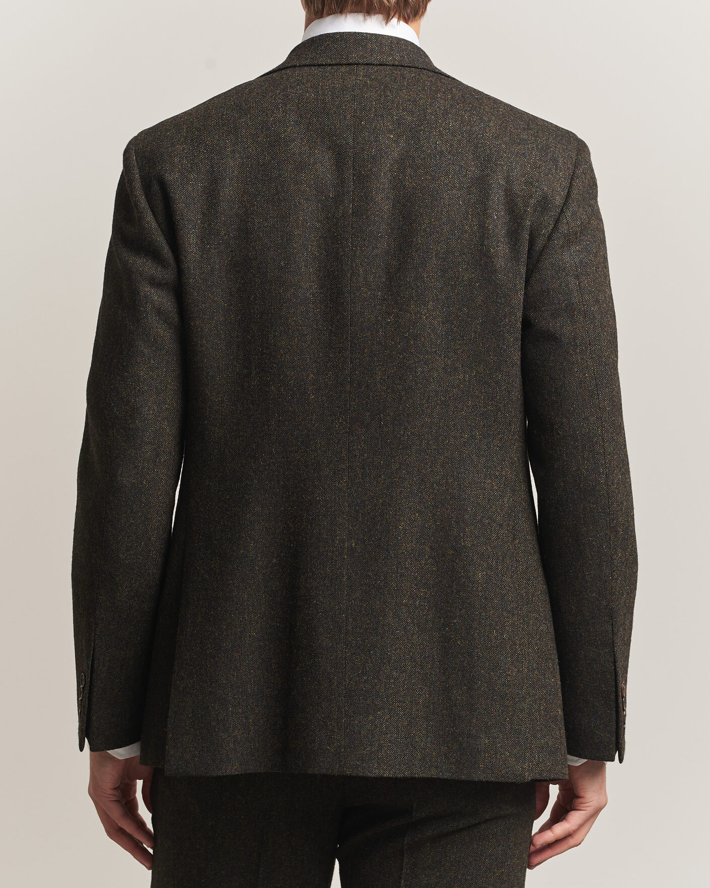 Herre | Blazere & jakker | Walker Slater | Edward Shetland Wool Donegal Blazer Brown