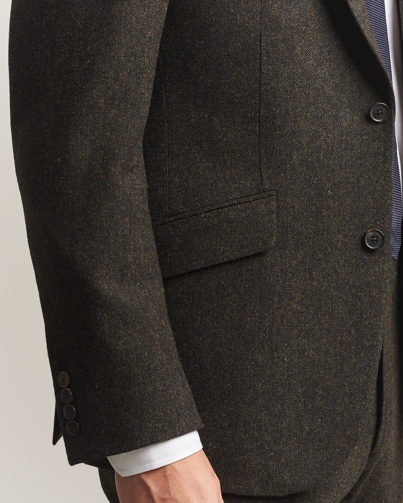 Herre | Blazere & jakker | Walker Slater | Edward Shetland Wool Donegal Blazer Brown