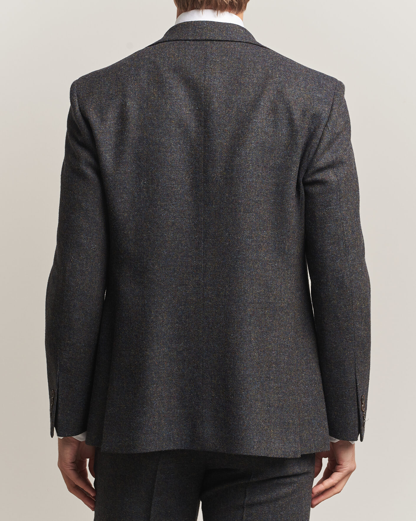 Herre | Blazere & jakker | Walker Slater | Edward Shetland Wool Donegal Blazer Navy
