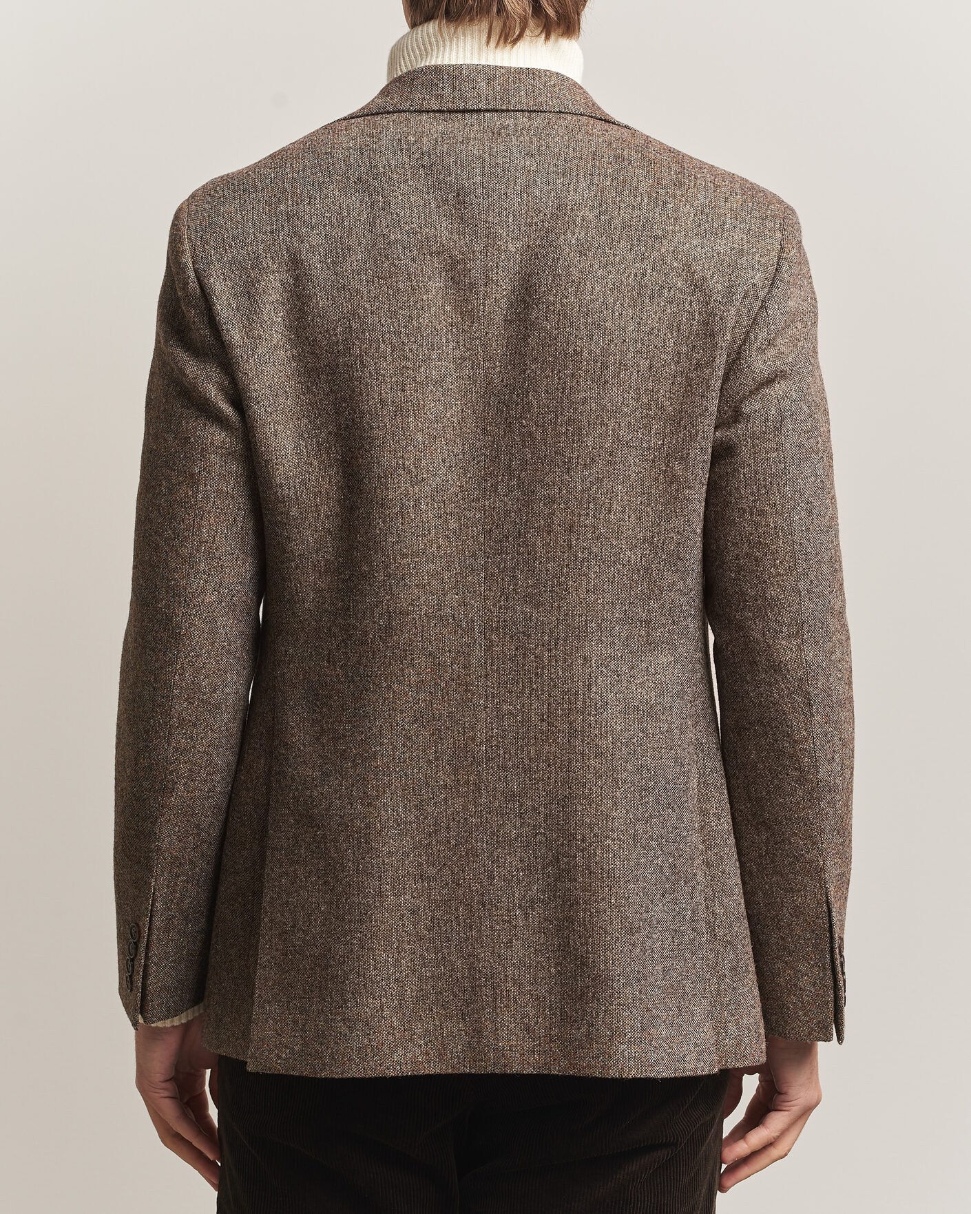 Herre | Blazere & jakker | Walker Slater | Edward Shetland Wool Donegal Blazer Tobacco