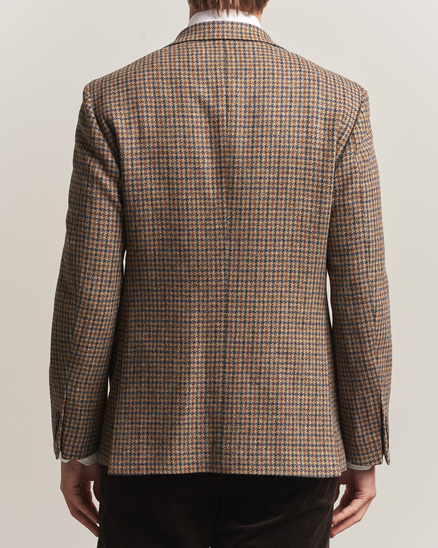 Herre | Blazere & jakker | Walker Slater | Edward Lambswool Puppytooth Blazer Sandstone