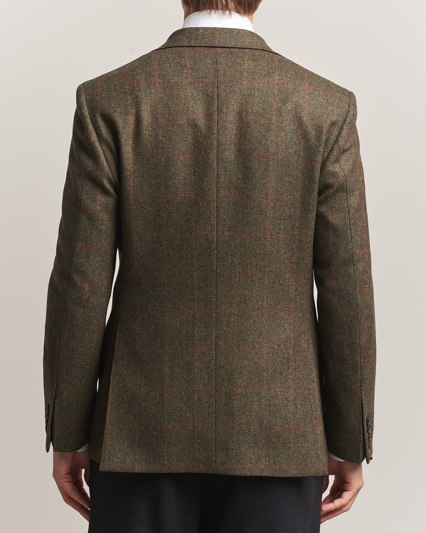 Herre | Blazere & jakker | Walker Slater | Edward Lambswool Windowpane Blazer Green