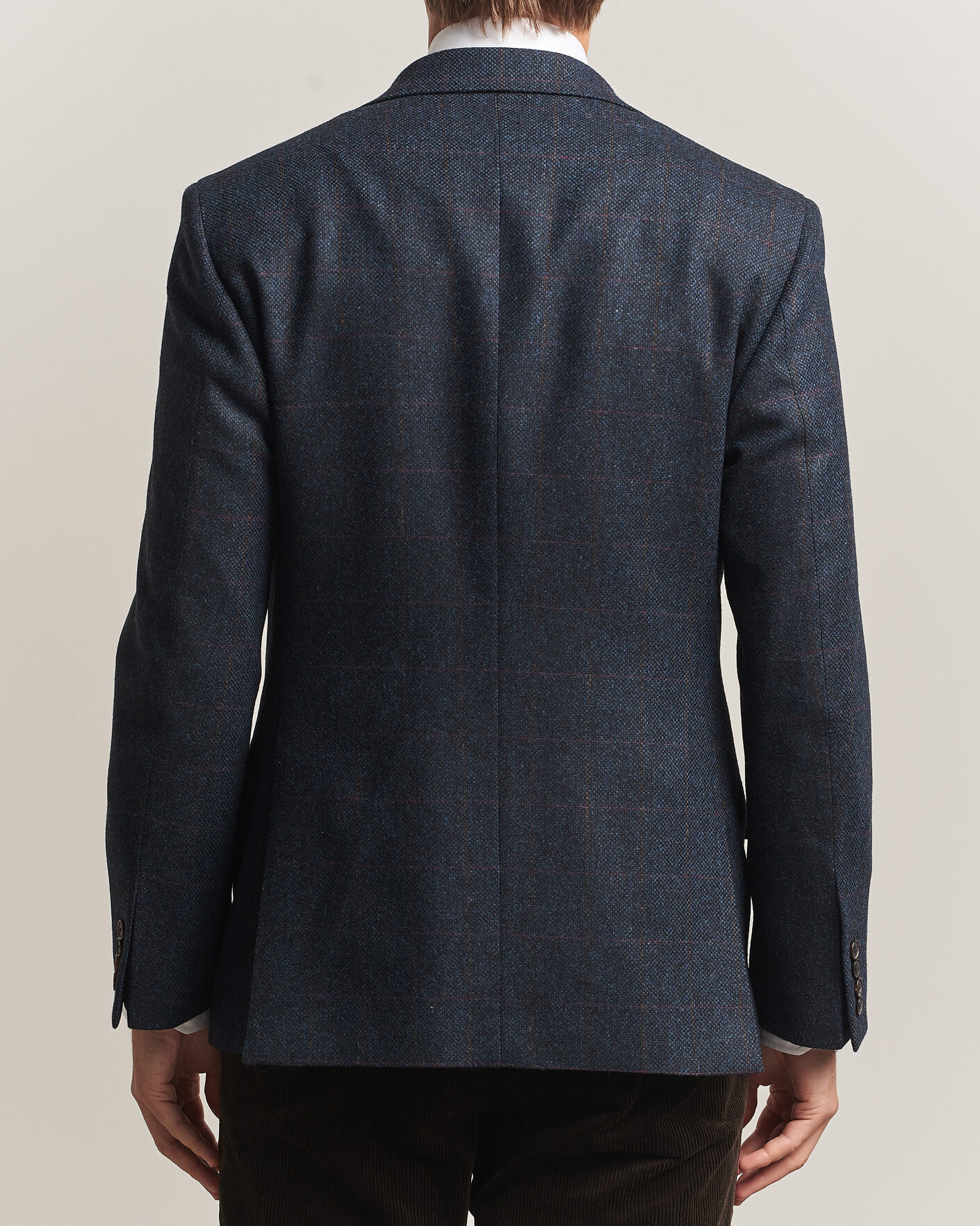 Herre | Blazere & jakker | Walker Slater | Edward Lambswool Windowpane Blazer Navy