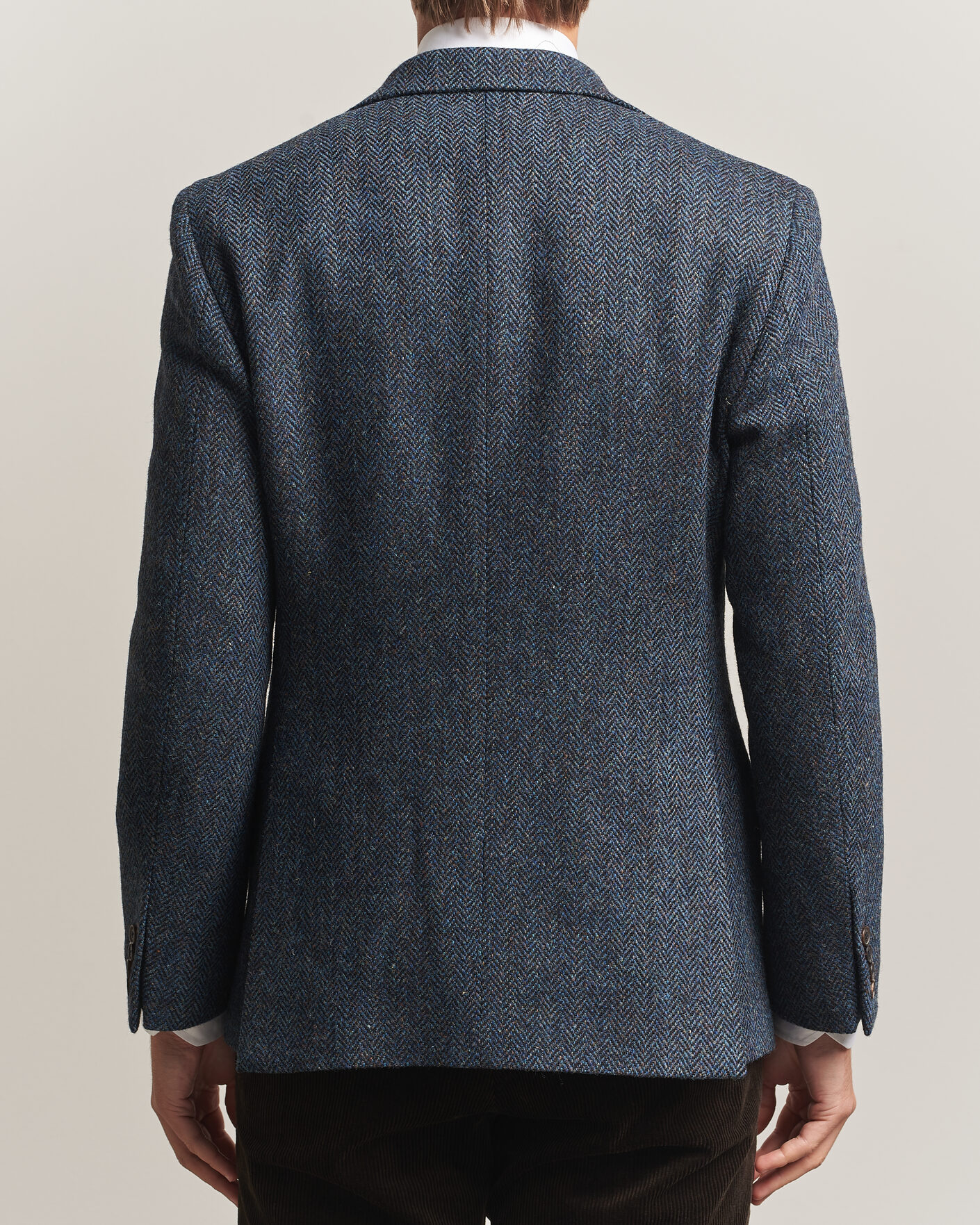 Herre | Blazere & jakker | Walker Slater | Edward Harris Tweed Herringbone Blazer Navy