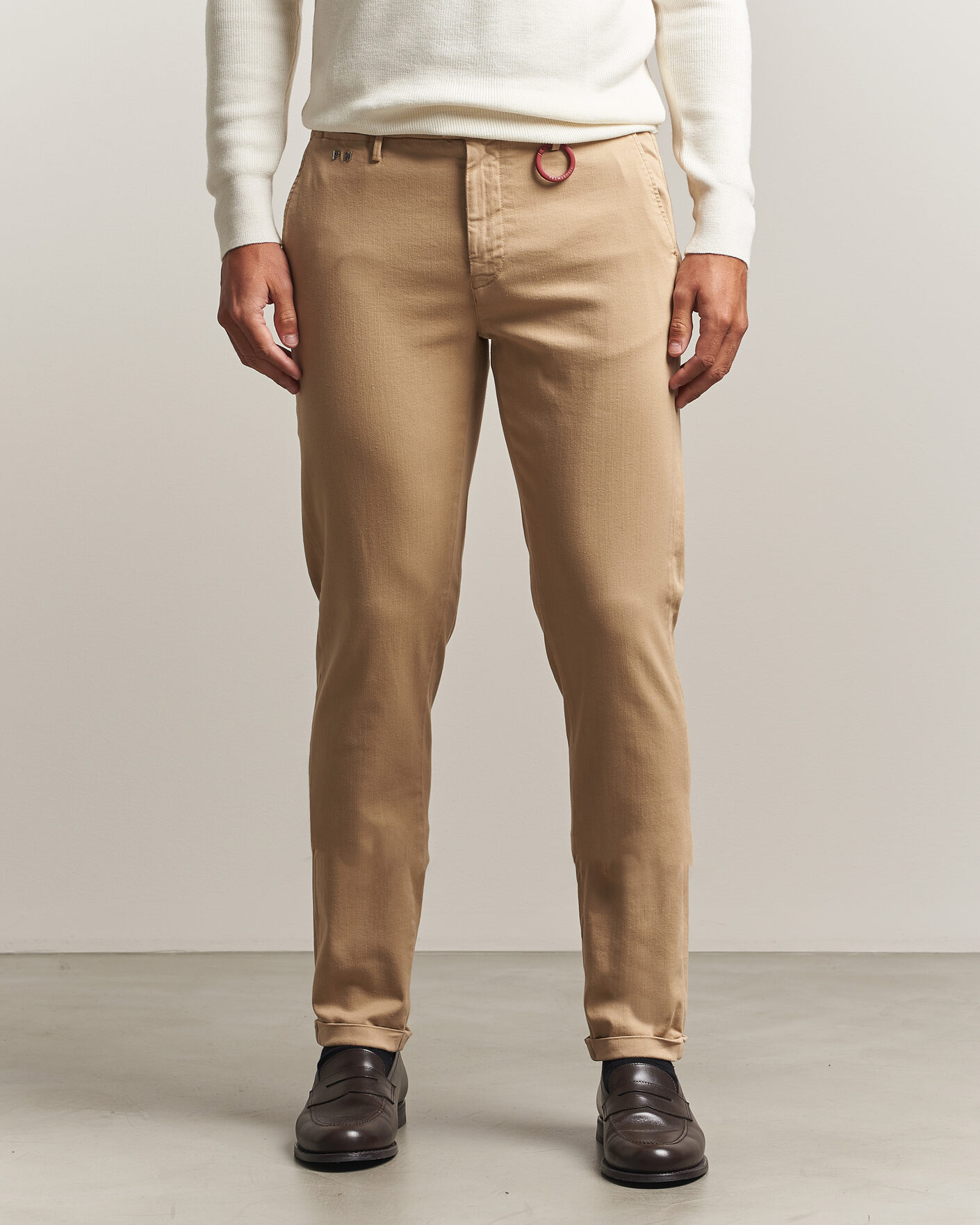 Herre | Bukser | Tramarossa | Luis Superstrech Cotton Chino Beige