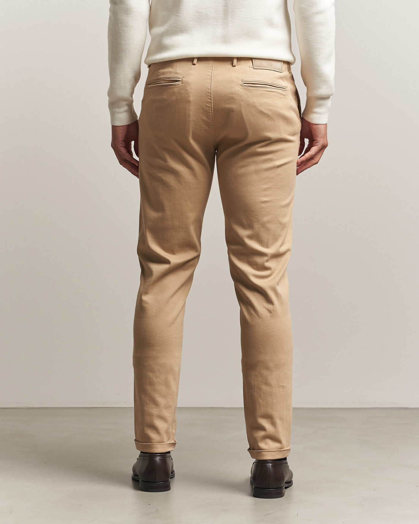 Herre | Bukser | Tramarossa | Luis Superstrech Cotton Chino Beige