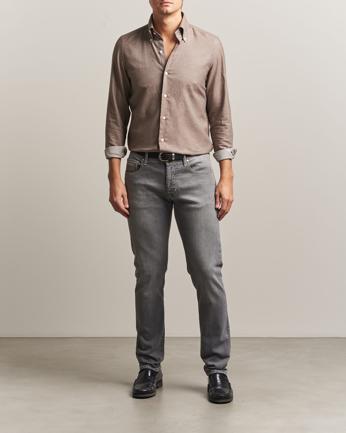 Herre | Bukser | Tramarossa | Michelangelo Stretch Jeans Light Grey