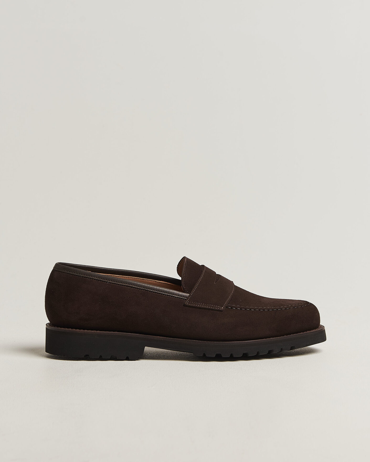 Herre | Loafers | Crockett & Jones | Boston 2 VI-Lite Loafer Dark Oak Suede