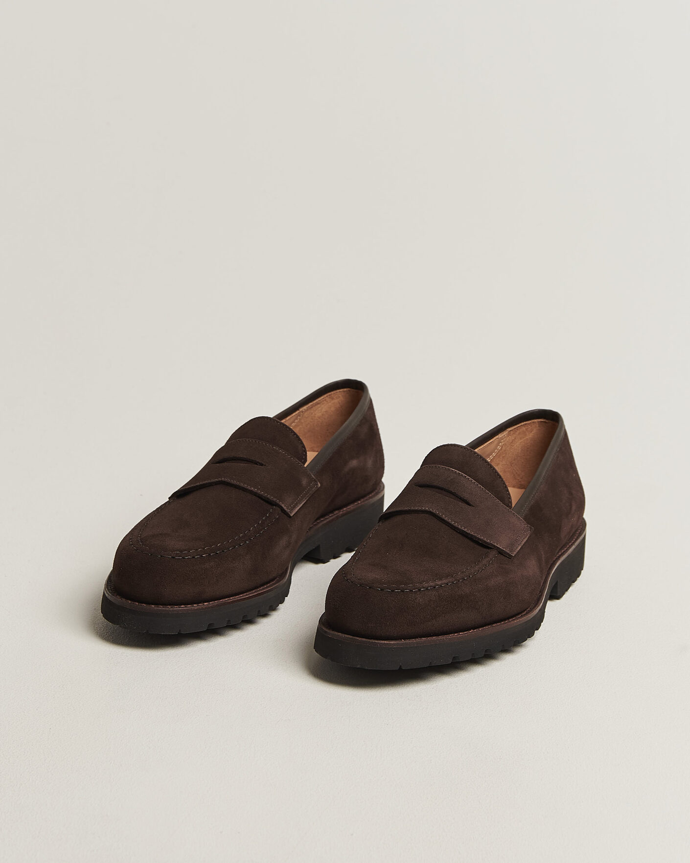 Herre | Loafers | Crockett & Jones | Boston 2 VI-Lite Loafer Dark Oak Suede