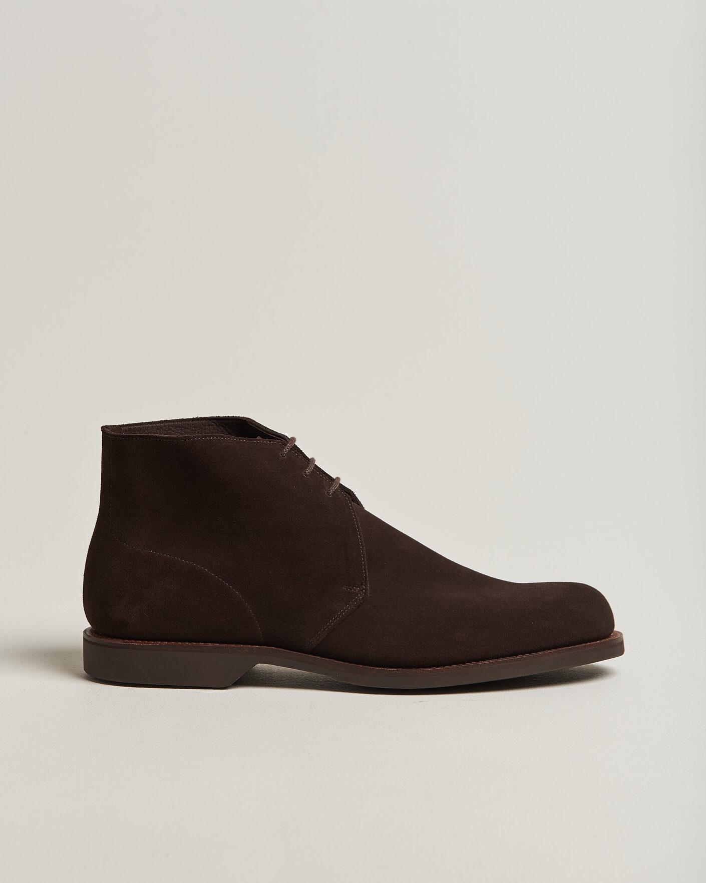 Herre | Støvler | Crockett & Jones | Unlined Chukka 4 Boot Dark Brown Suede