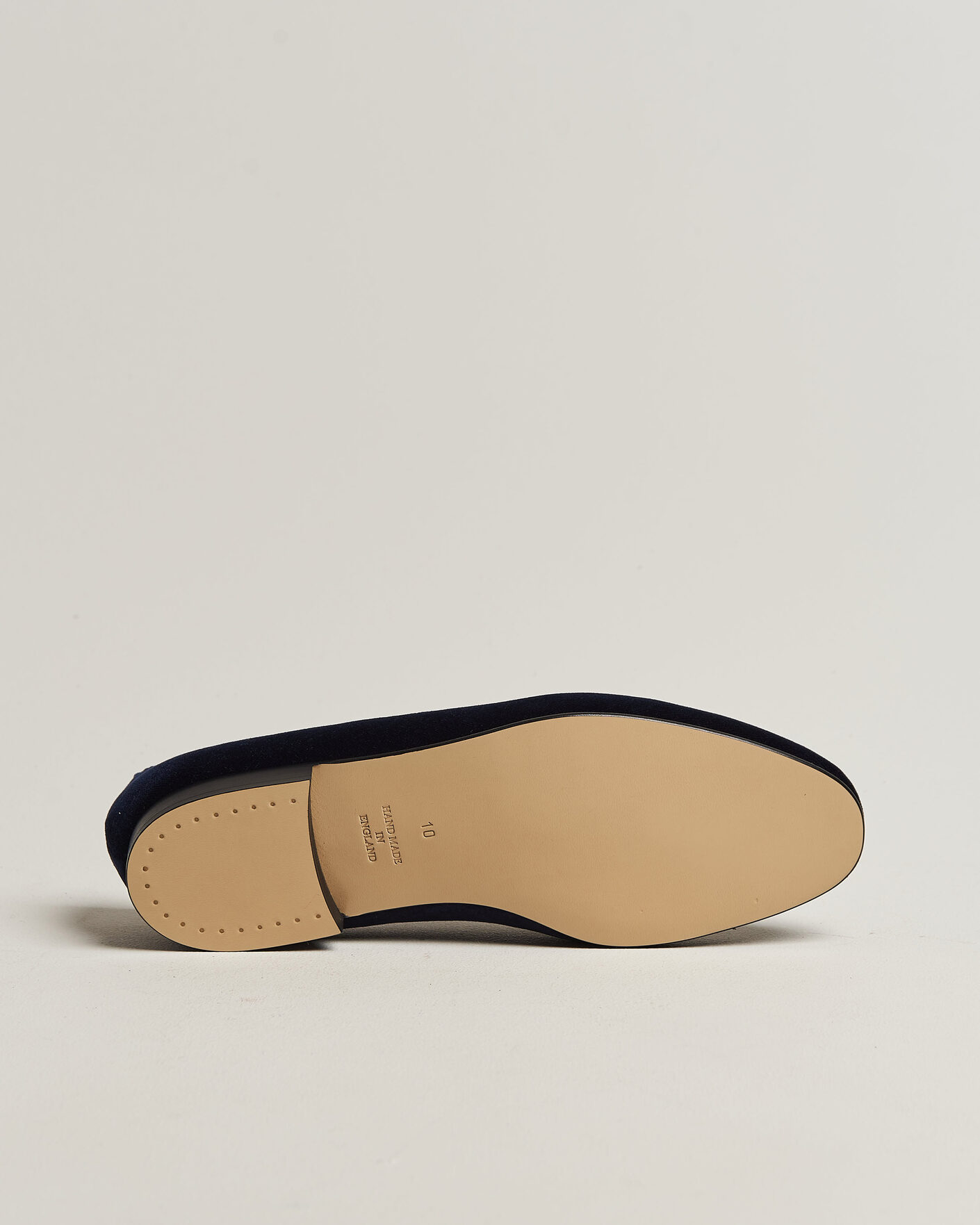 Herre | Loafers | Bowhill & Elliott | Plain Albert Pump Navy Velvet