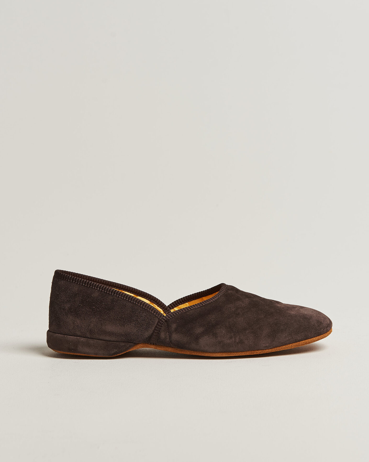 Herre | Sandaler & Hjemmesko | Bowhill & Elliott | Grecian Indoor Slippers Chocolate Suede