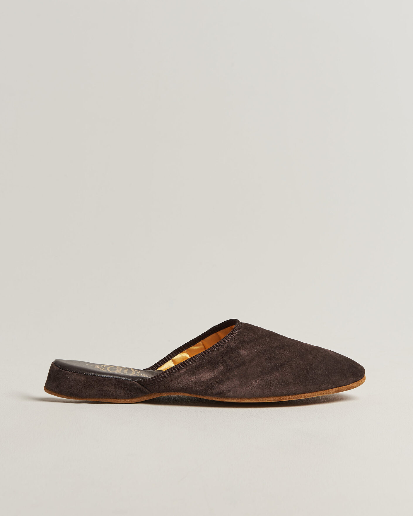 Herre | Sandaler & Hjemmesko | Bowhill & Elliott | Mule Slipper Quilt Lining Chocolate Suede