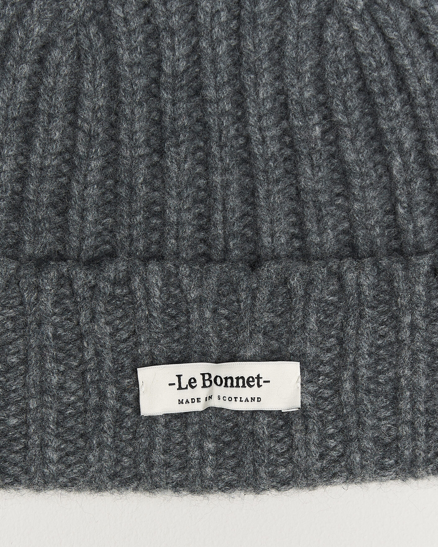 Herre | Huer | Le Bonnet | Le Grand Logo Slate Grey