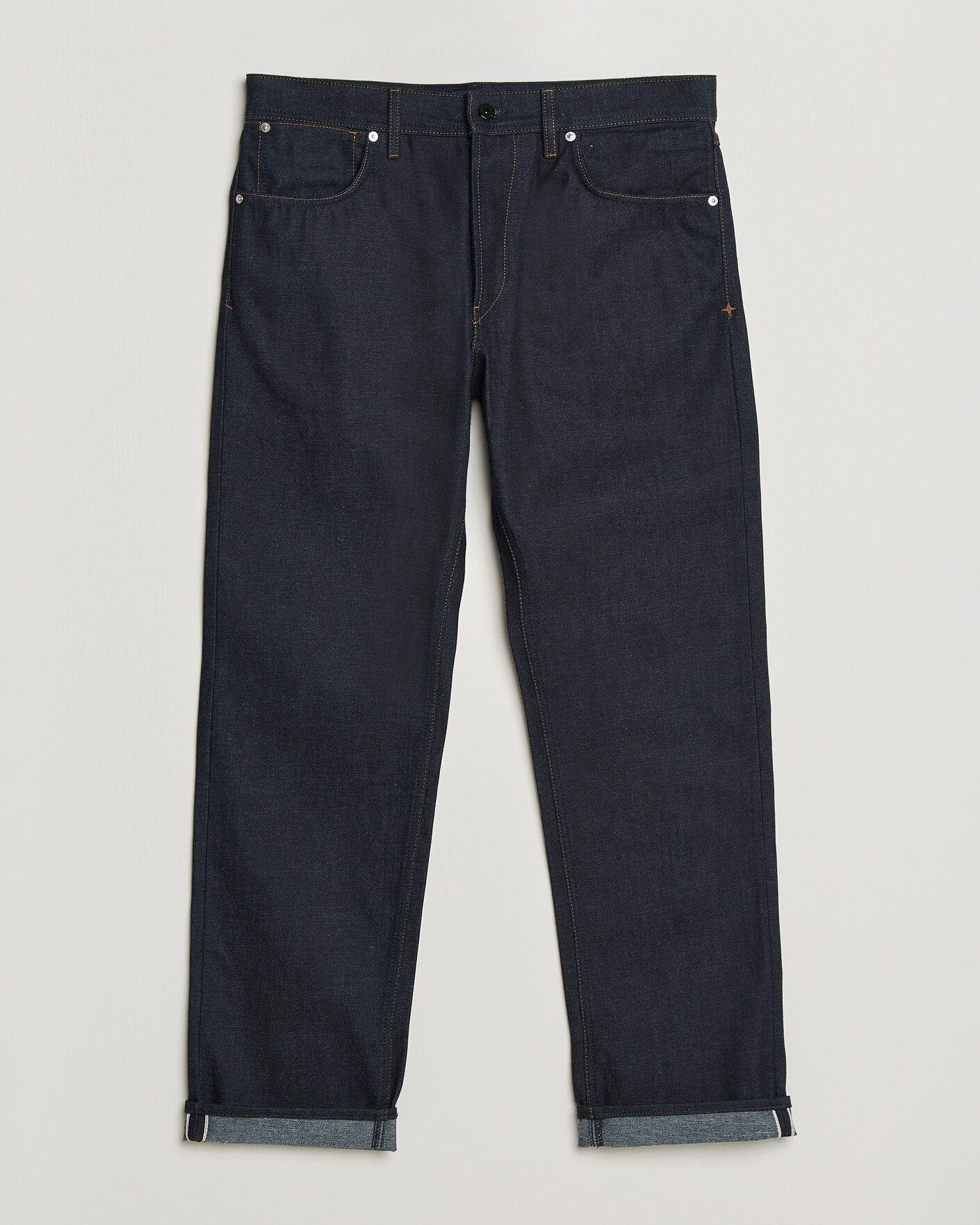 Herre | Jeans | Stone Island | Regular Straight Fit Selvedge Jeans Blue Raw