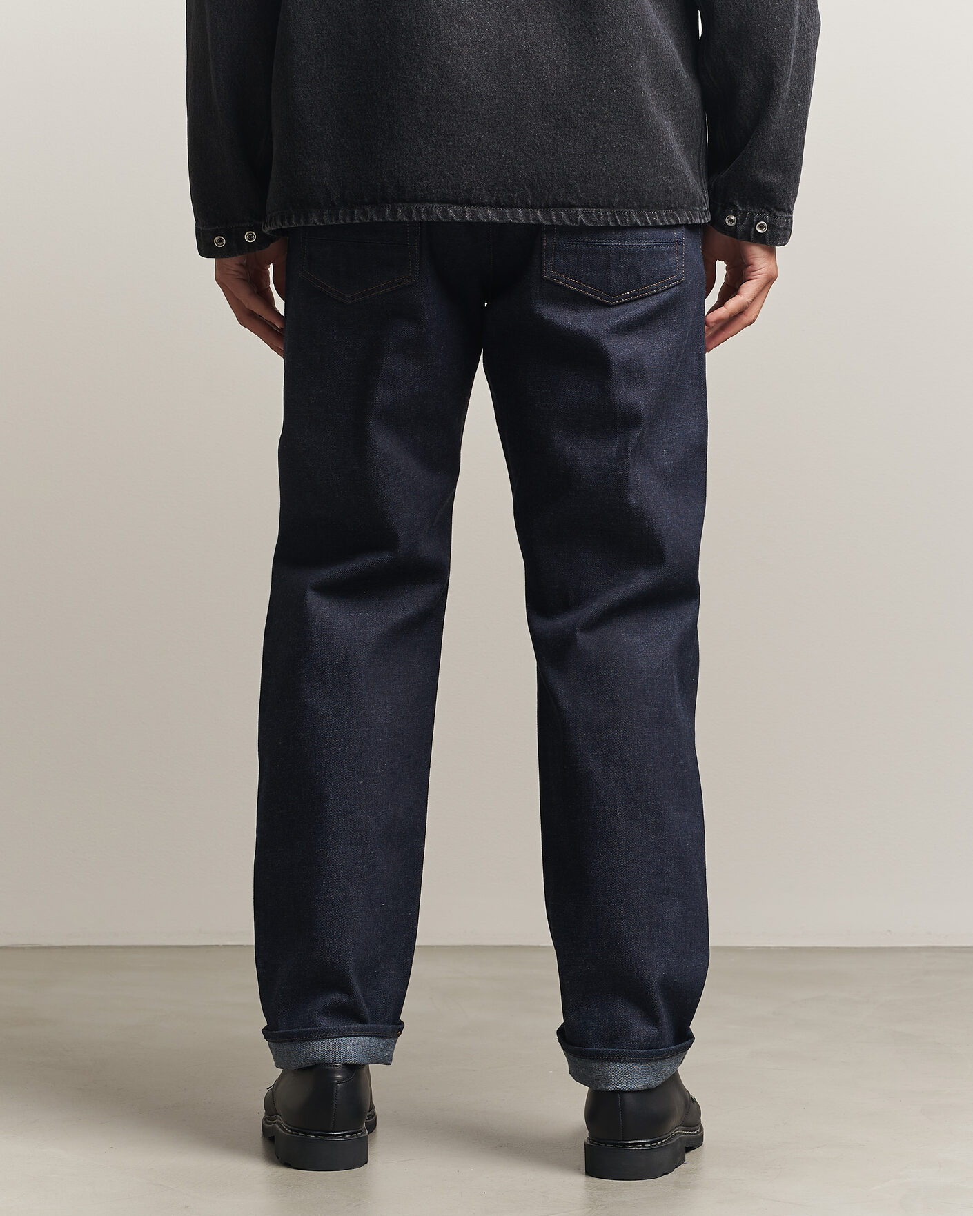 Herre | Jeans | Stone Island | Regular Straight Fit Selvedge Jeans Blue Raw