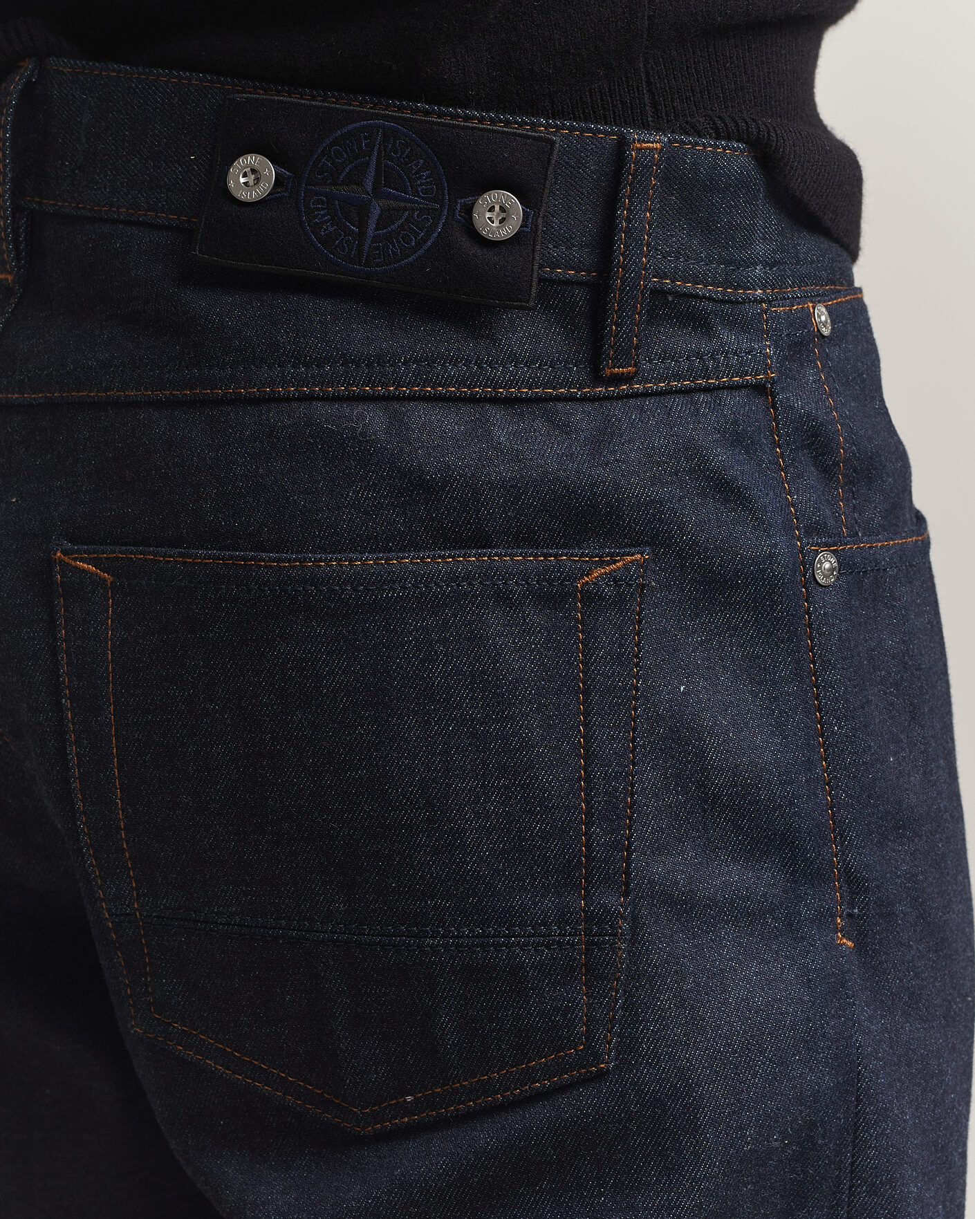 Herre | Jeans | Stone Island | Regular Straight Fit Selvedge Jeans Blue Raw